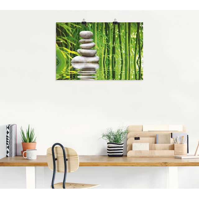 Artland Wandbild »Balance«, Zen, (1 St.), als Leinwandbild, Wandaufkleber  oder Poster in versch. Größen bequem bestellen