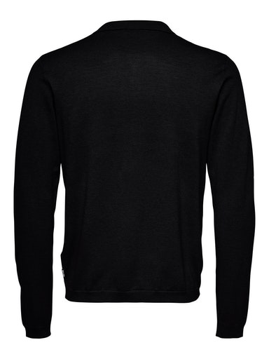 ONLY & SONS Polokragenpullover »ONSWYLER LIFE REG 14 LS POLO KNIT NOOS«