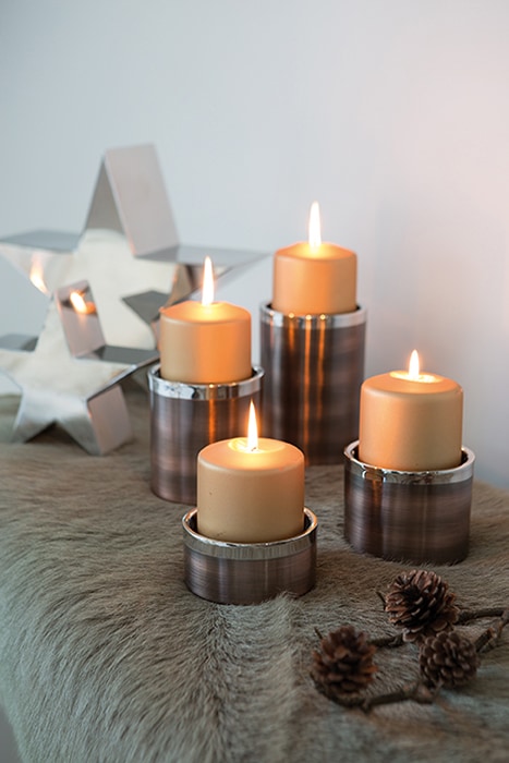 (1 modernen Kerzenhalter kaufen Design aus Edelstahl, Weihnachtsdeko«, Fink St.), im »VITO, bequem