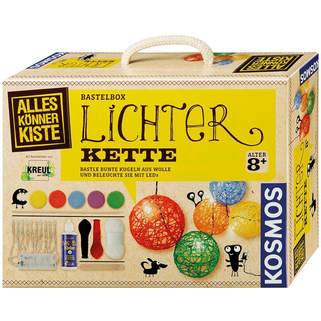 Kosmos Kreativset »AllesKönnerKiste Lichterkette«, (Set), Made in Germany