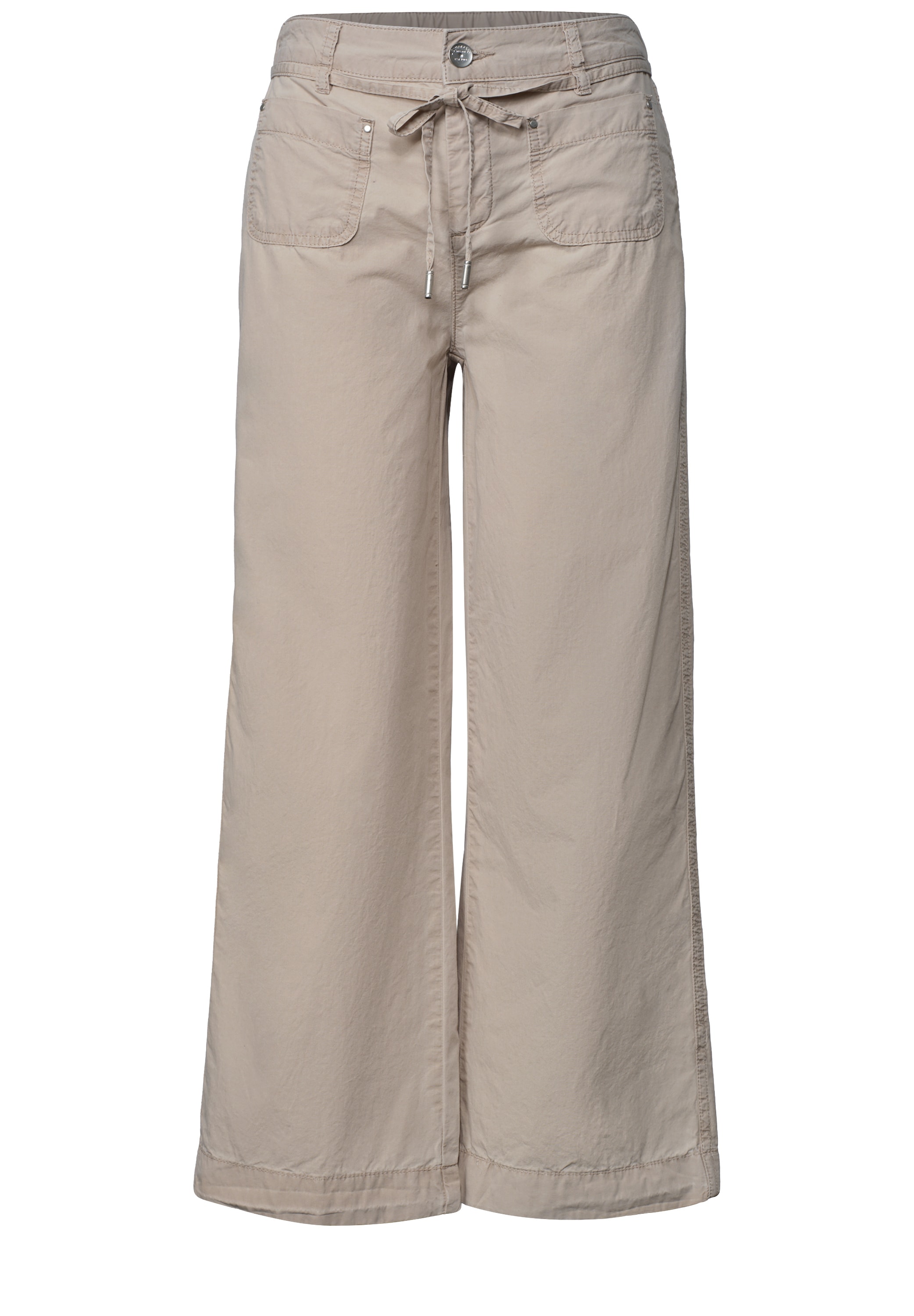 STREET ONE Stoffhose  in Washed-Optik