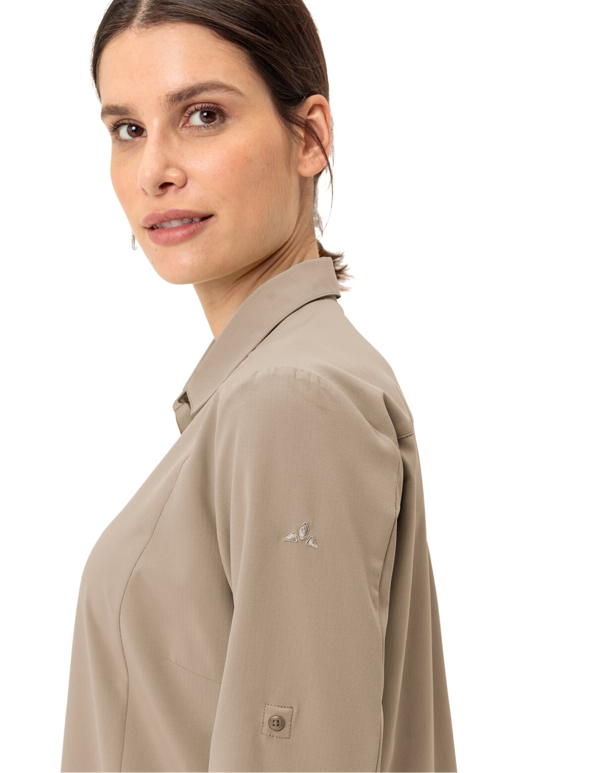 VAUDE Langarmshirt »WOMEN'S ROSEMOOR LS SHIRT IV« Langarm, für Trekking und Wandern, leicht und atmungsaktiv