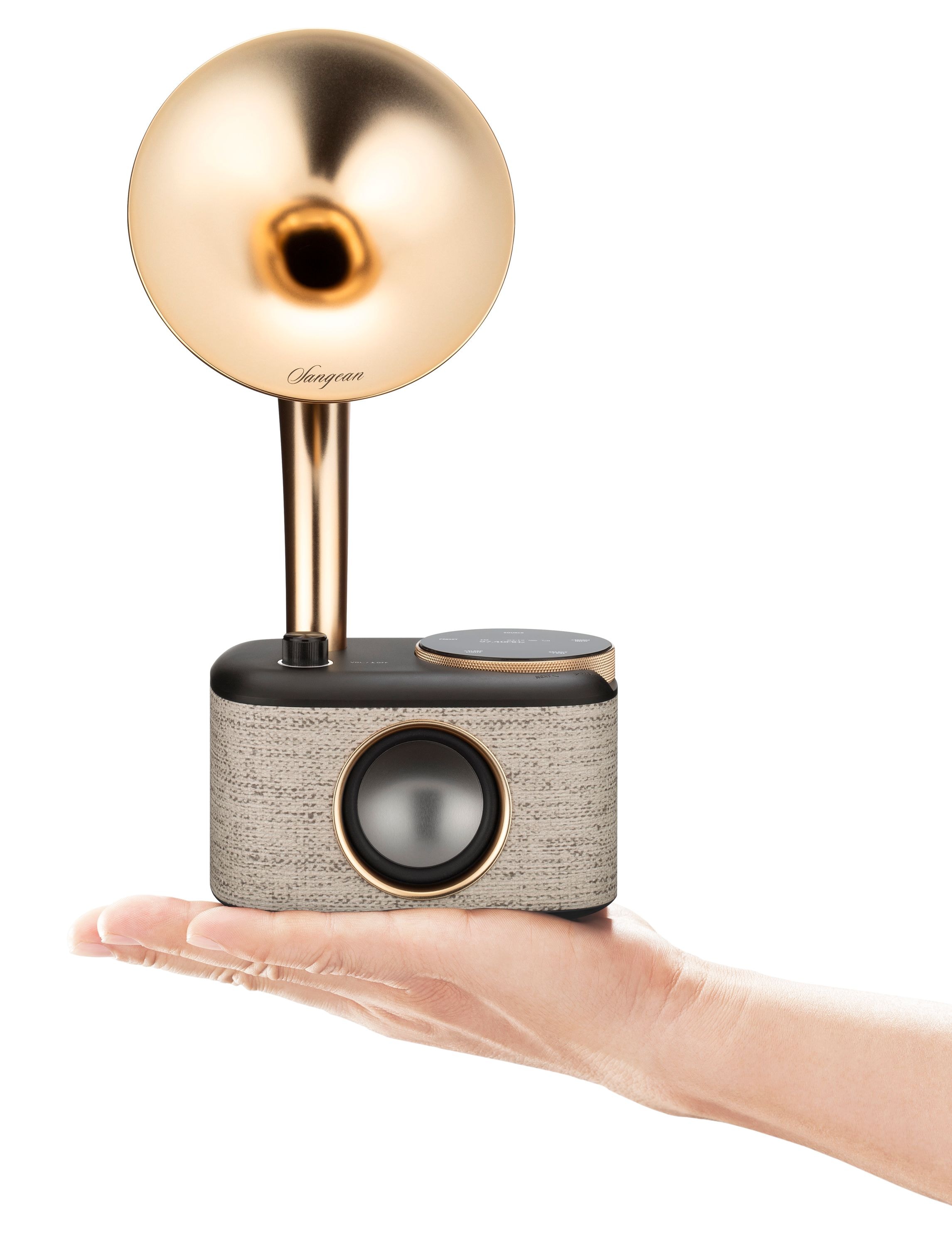 Sangean Retro-Radio »CP-100D«, (Bluetooth Digitalradio (DAB+)-FM-Tuner), Digital Retro Design Gramophone