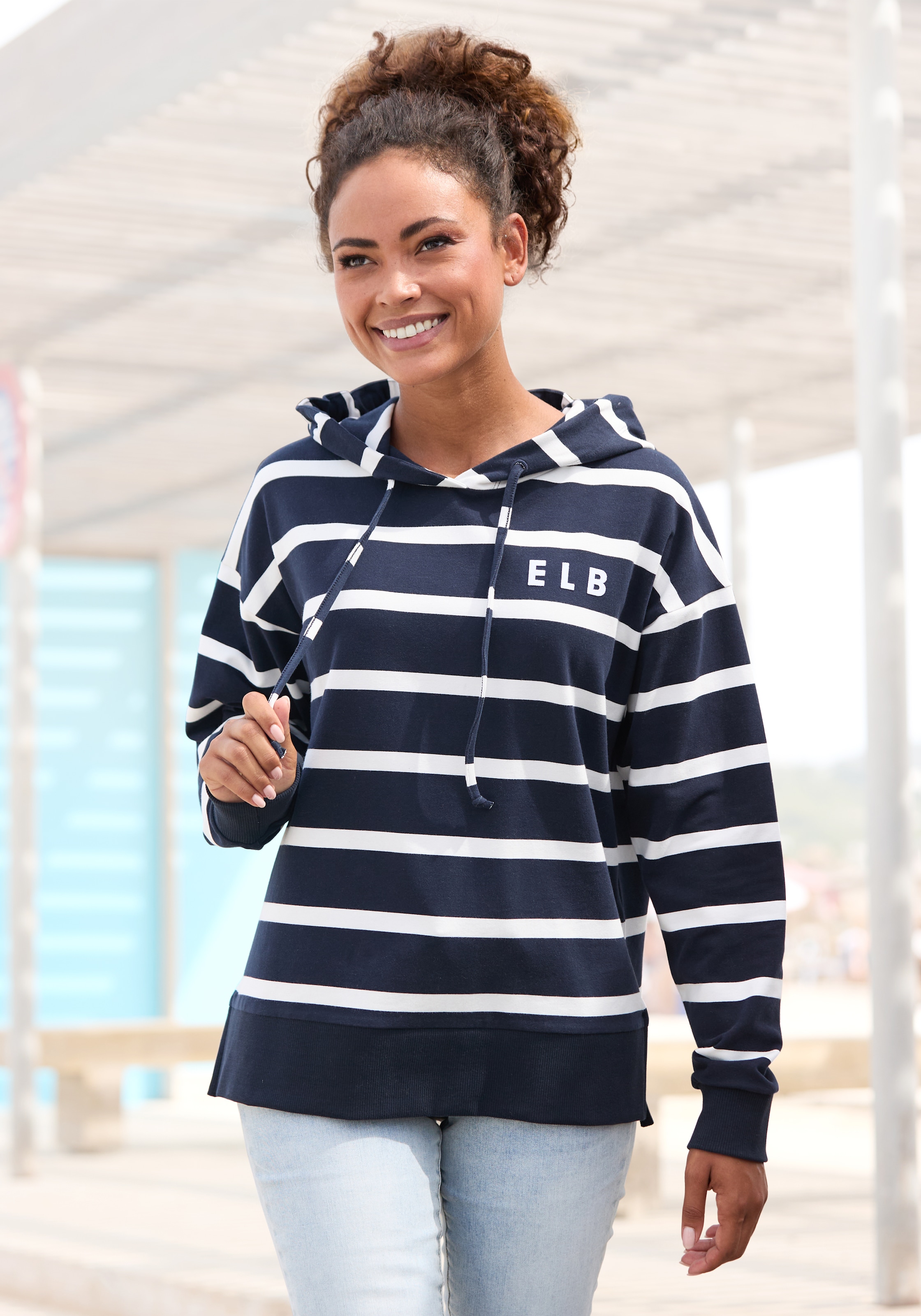 Elbsand Kapuzensweatshirt »Marvi«, mit Logoprint
