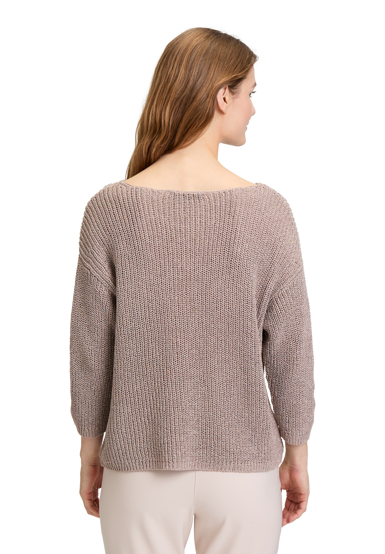 Betty Barclay Rundhalspullover »Basic-Strickpullover mit Rippenstruktur«
