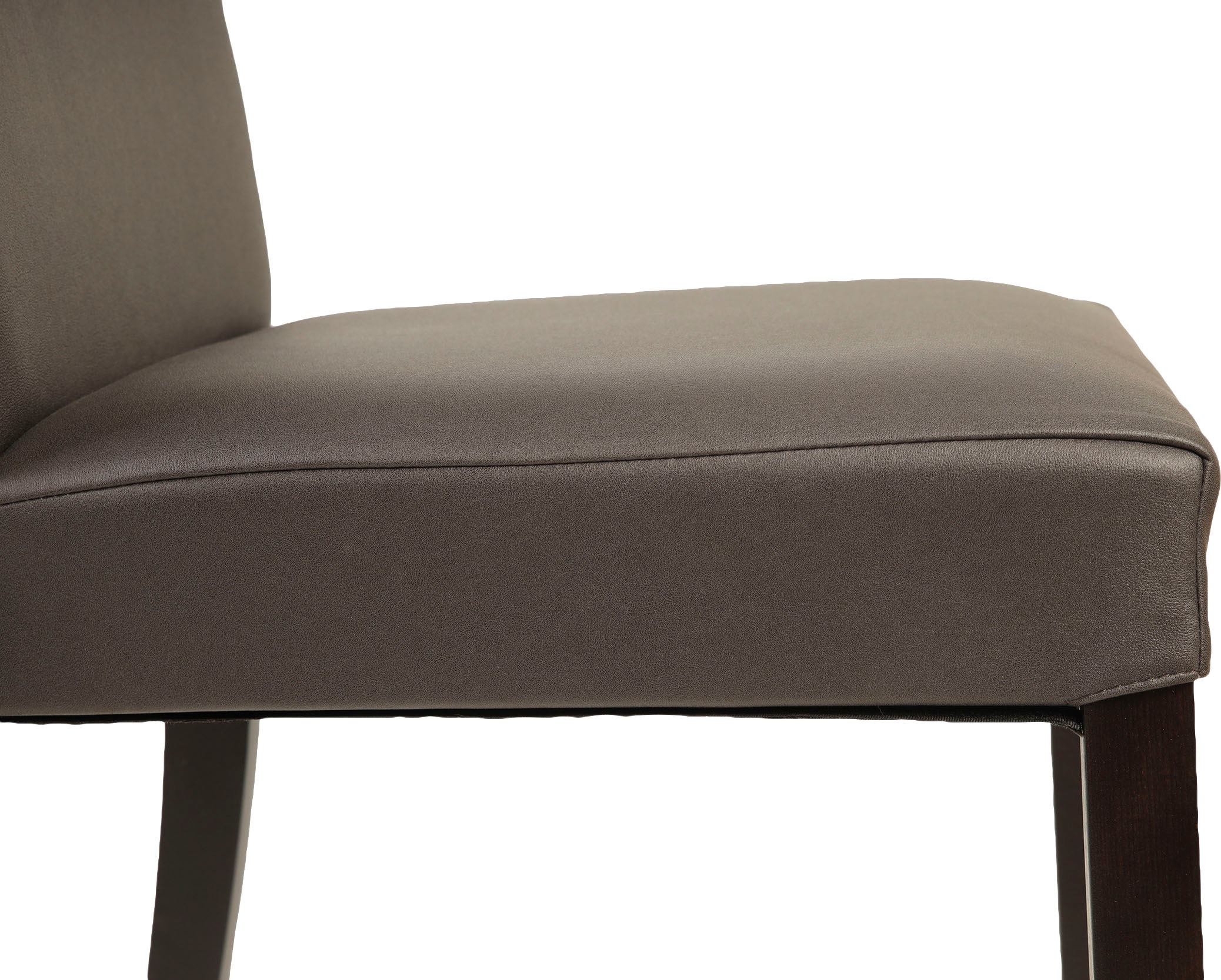 Home affaire 4-Fußstuhl »Nina«, (Set), 2 St., Microfaser, strapazierfähige Microfaser, Gestell Buche natur oder wenge lackiert