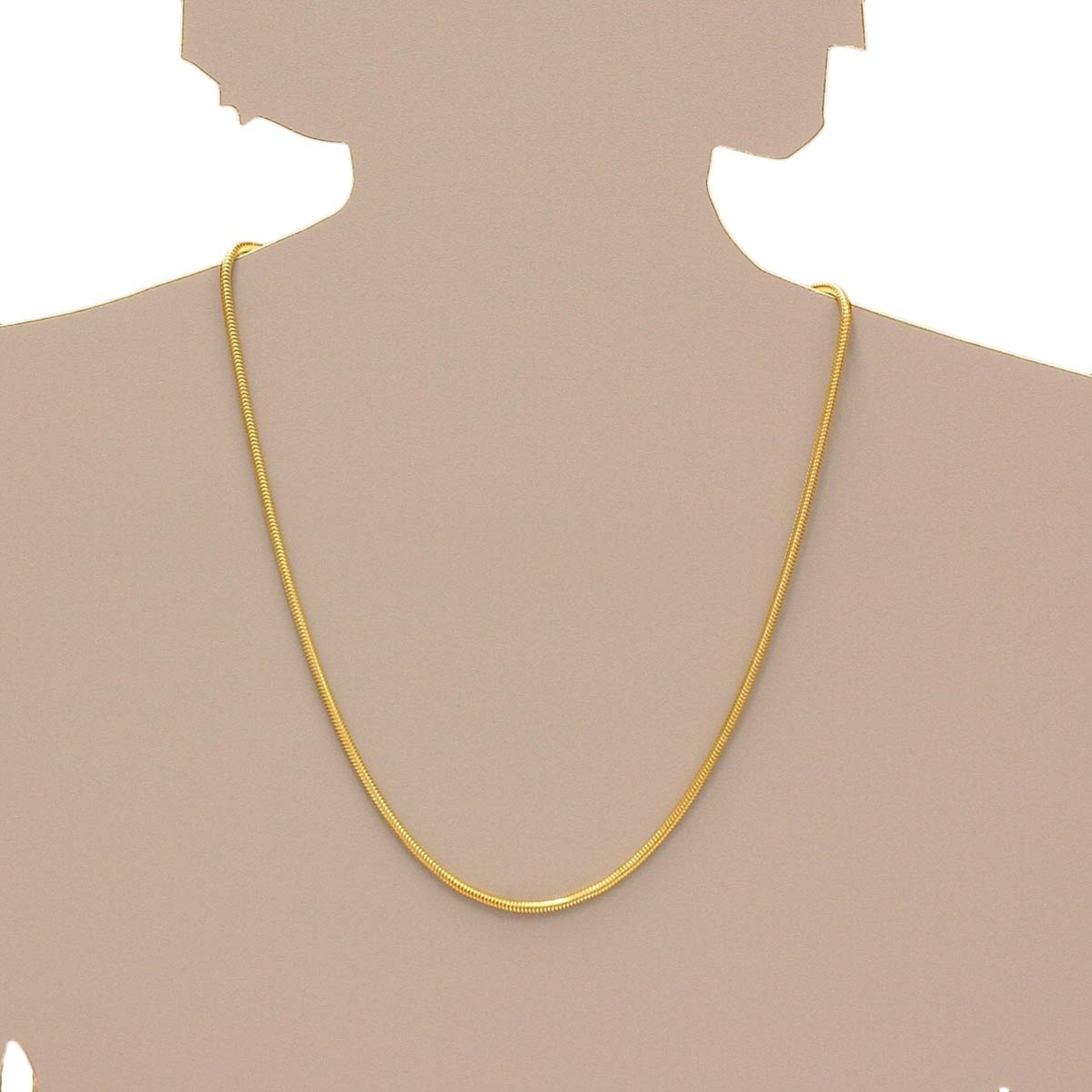 OSTSEE-SCHMUCK Silberkette »- Schlange 3,0 mm - Silber 925/000, vergoldet -,«