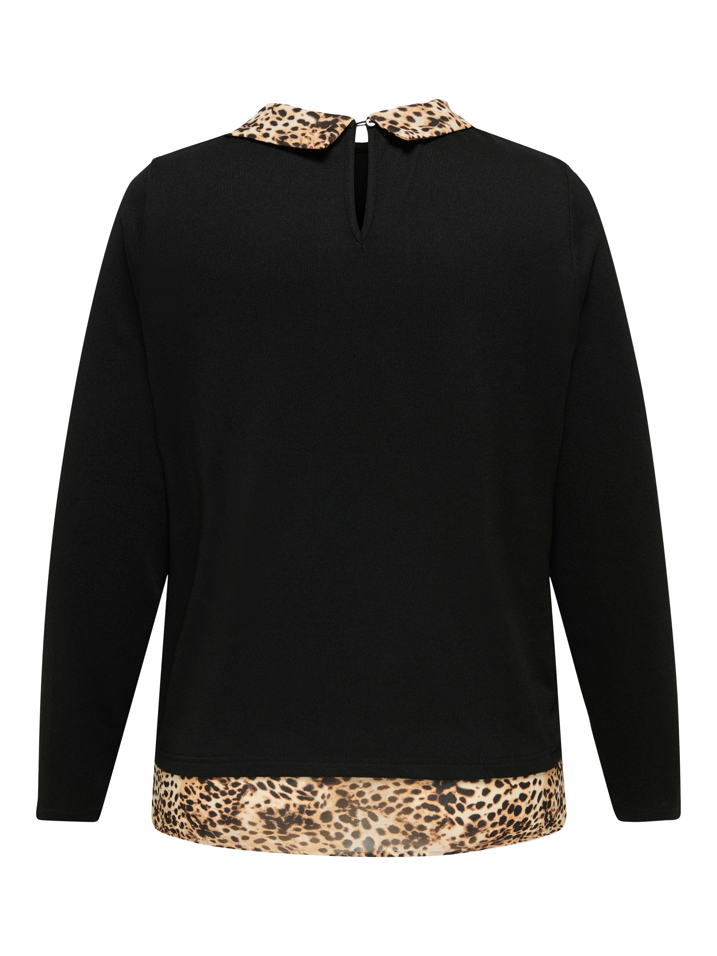 ONLY CARMAKOMA Blusenshirt »CARALBA LS MIX TOP JRS«