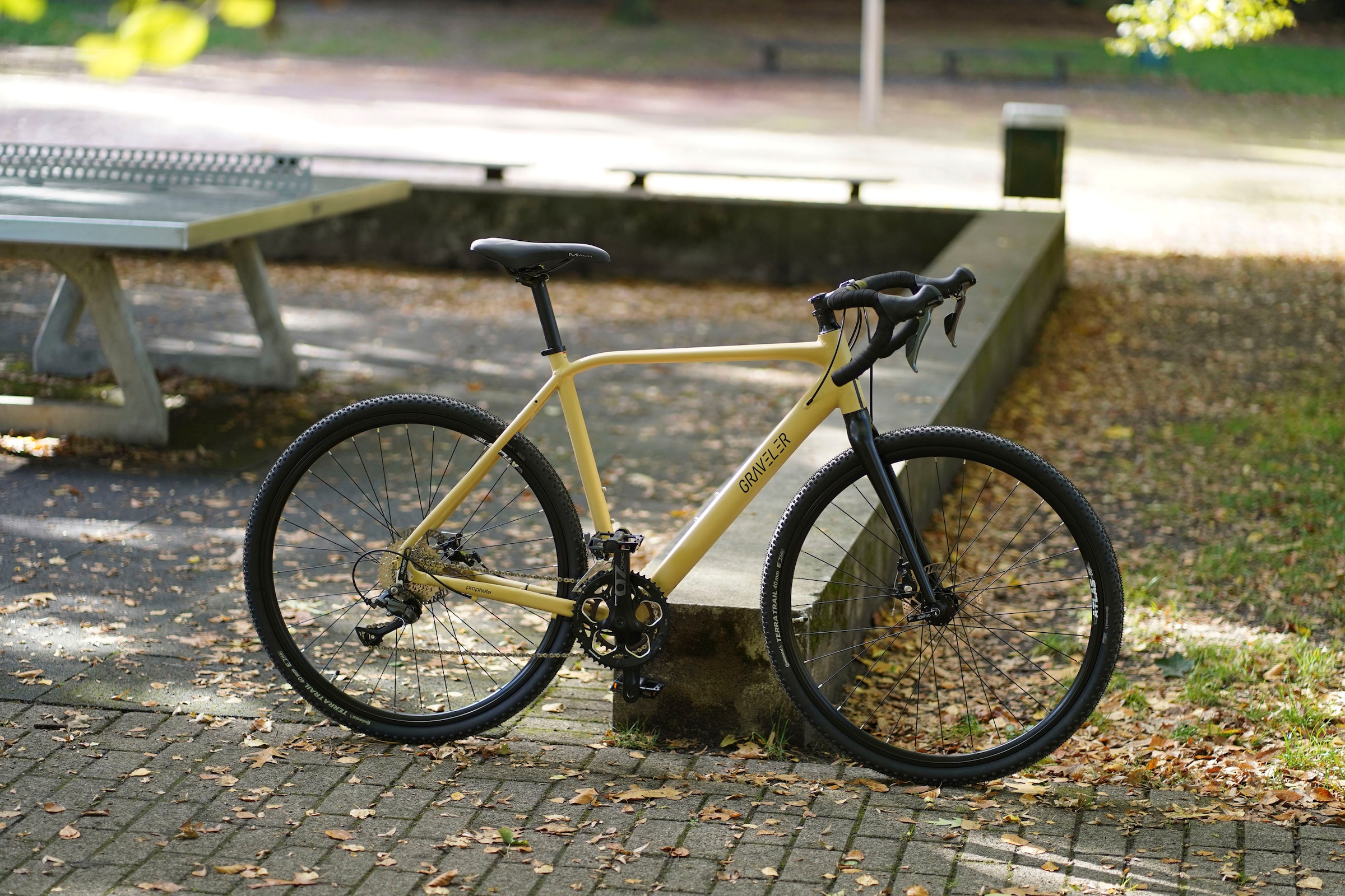 Prophete Gravelbike »Graveler«, 16 Gang, Shimano, Claris Schaltwerk, Kettenschaltung, für Herren, Kettenschaltung