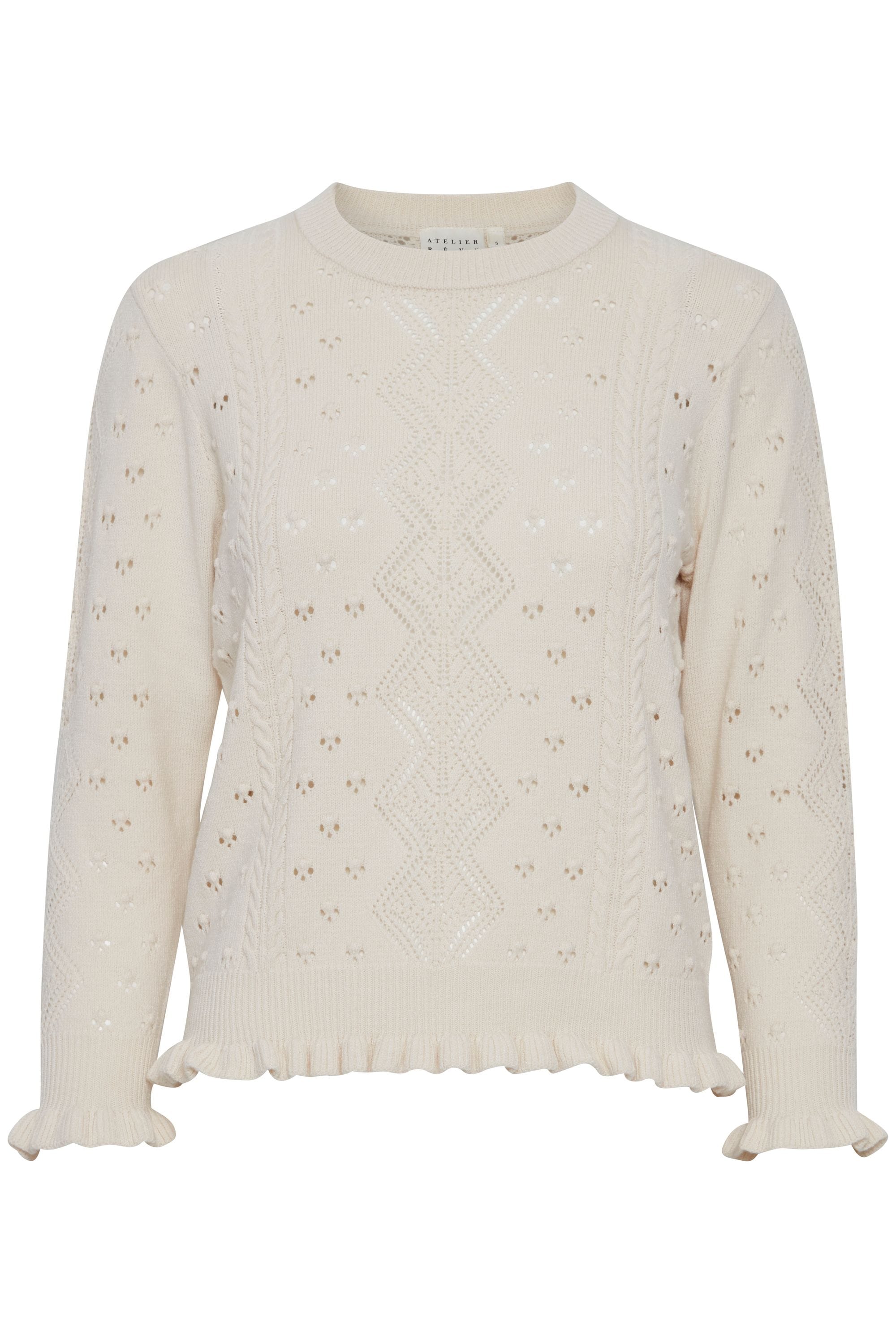 ATELIER RÊVE Strickfleece-Pullover »Strickpullover IRFanto«