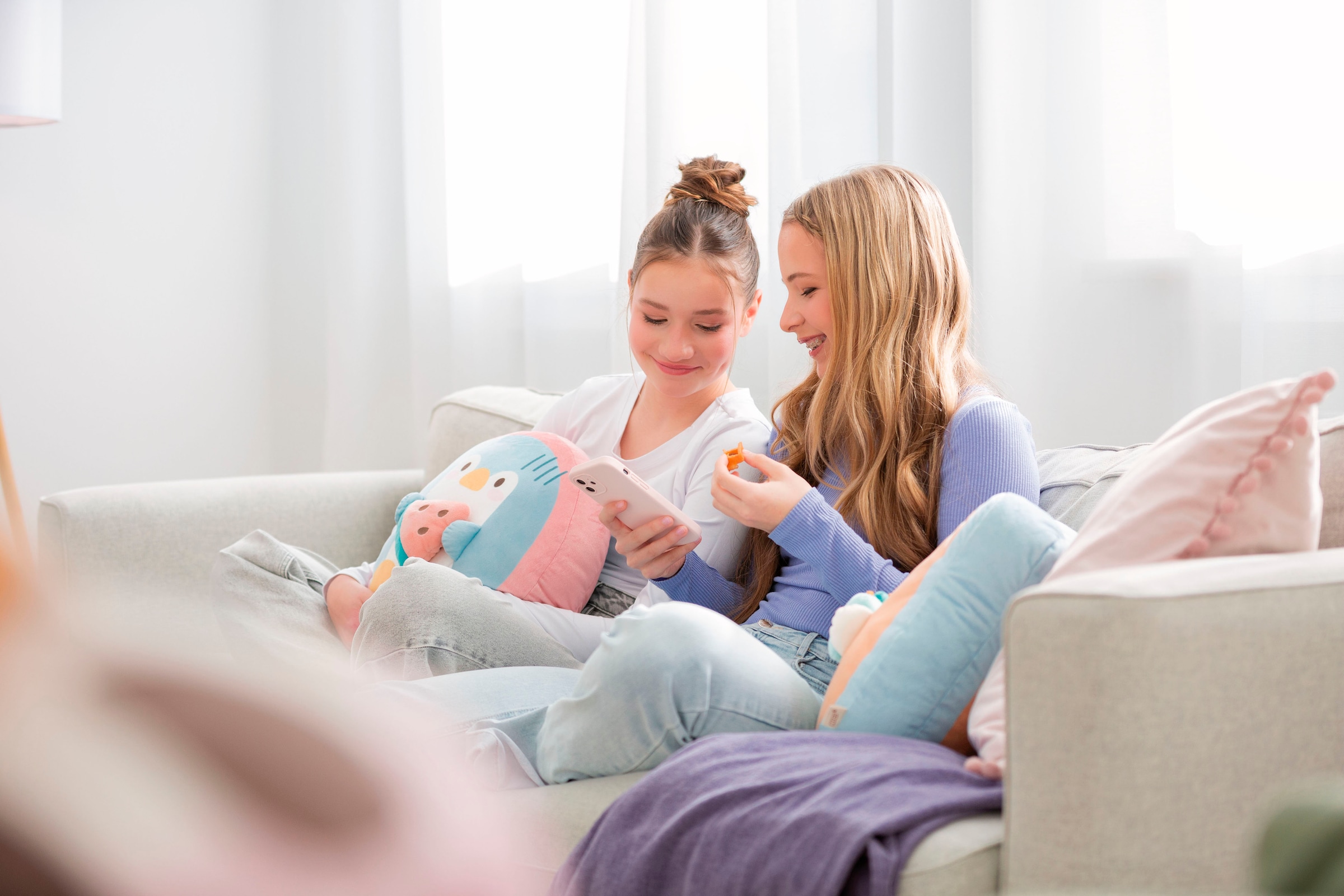 Nici Kuscheltier »mymochi, Pinguin Waddle mit Wassermelone 35x33x12cm«