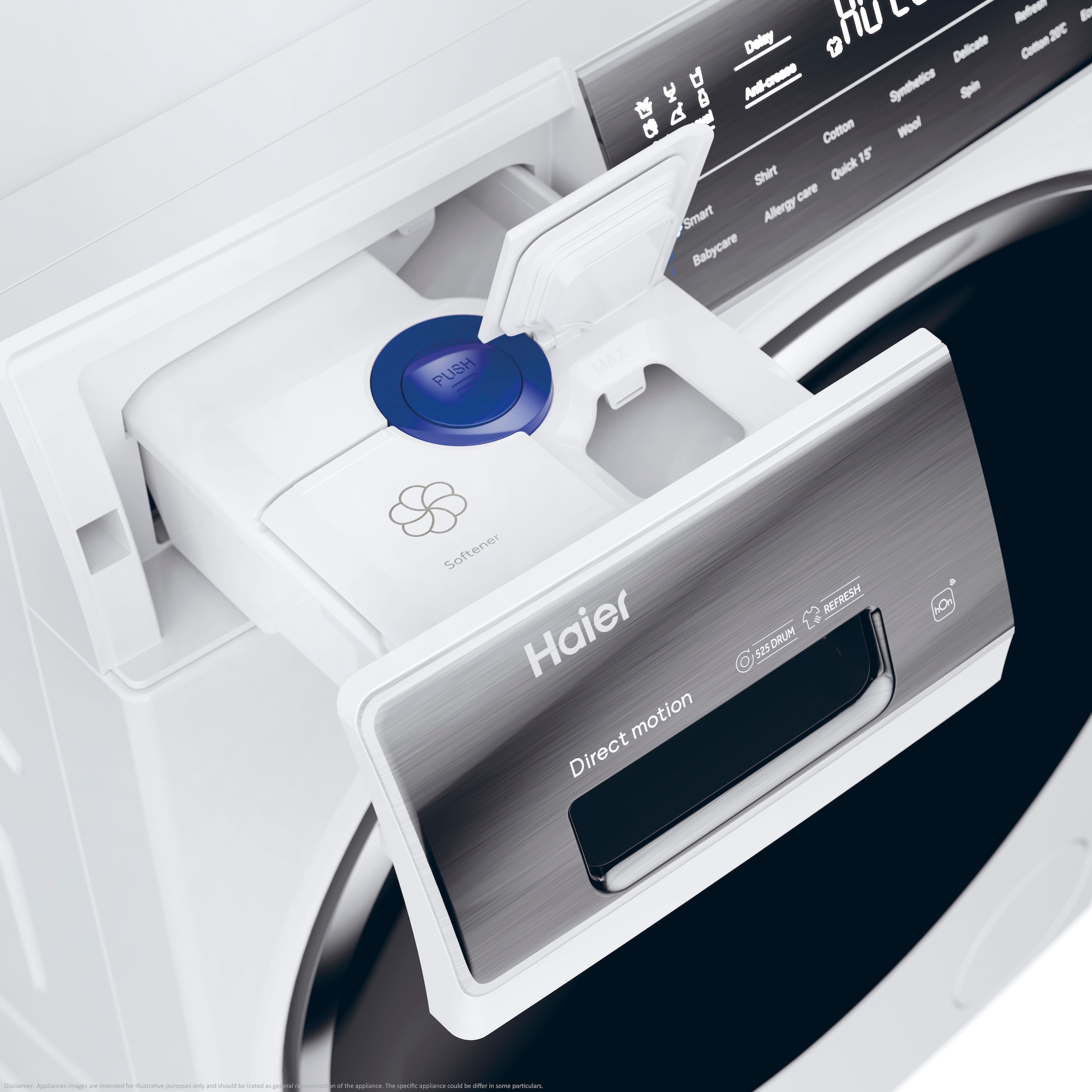 Haier Waschmaschine I-PRO SERIE 7 PLUS »HW90-BD14979EU1«, 9 kg, 1400 U/min, Refresh: Für ressourcenschonende Wäschepflege