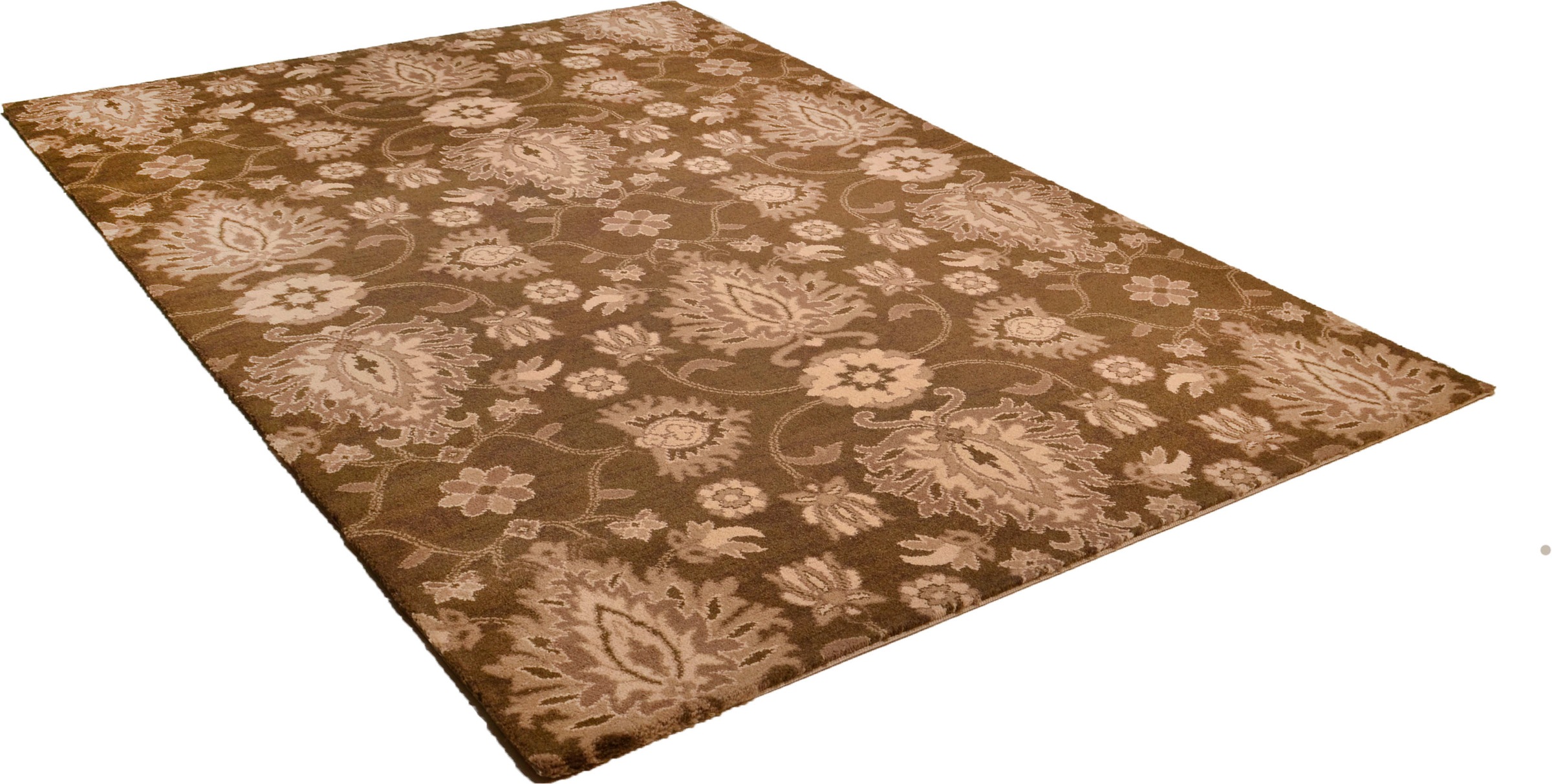 THEKO Teppich »Timeless 1«, rechteckig, 12 mm Höhe, Kurzflor, florales Design, 80% Schurwolle, Wohnzimmer