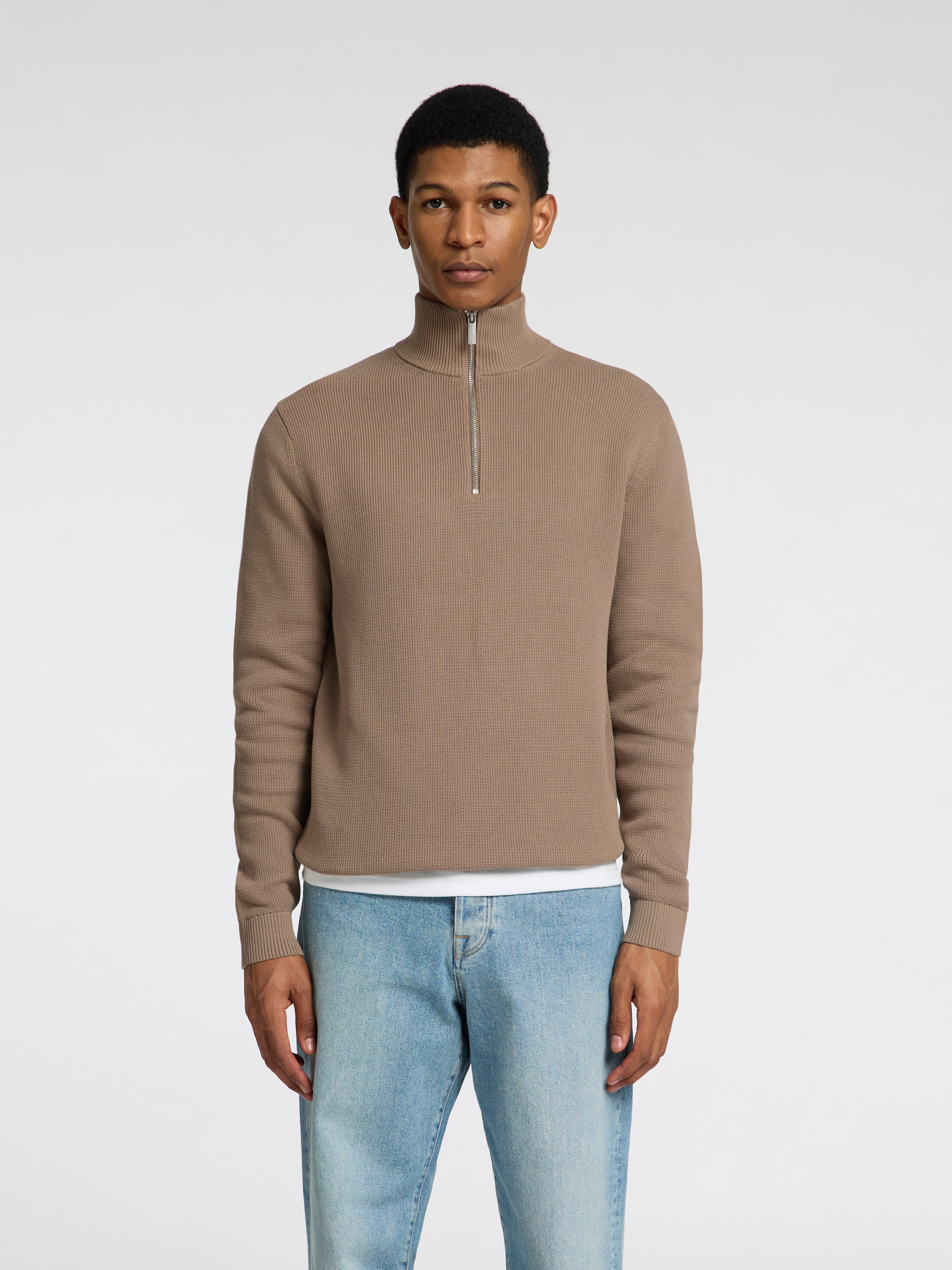 SELECTED HOMME Troyer »SLHDANE LS KNIT STRUCTURE HALF ZIP NOOS«