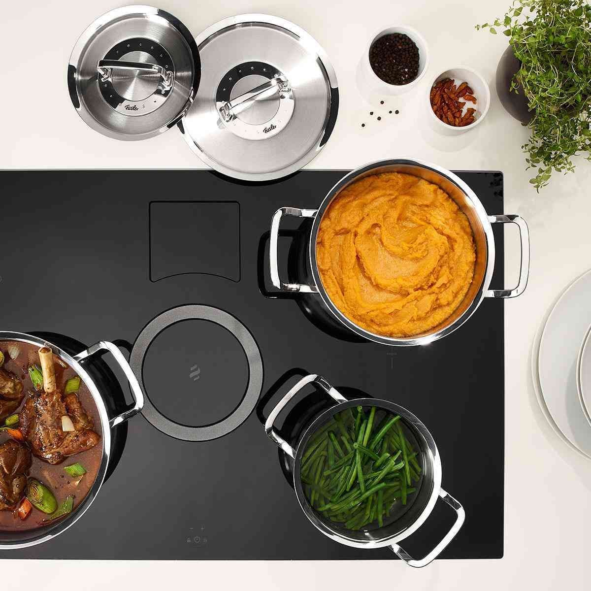 Fissler Topfdeckel »ORIGINAL-PROFI COLLECTION® Edelstahl-Topfset« Fissler Metall Ersatzdeckel für Töpfe, Pfannen, Servierpfannen