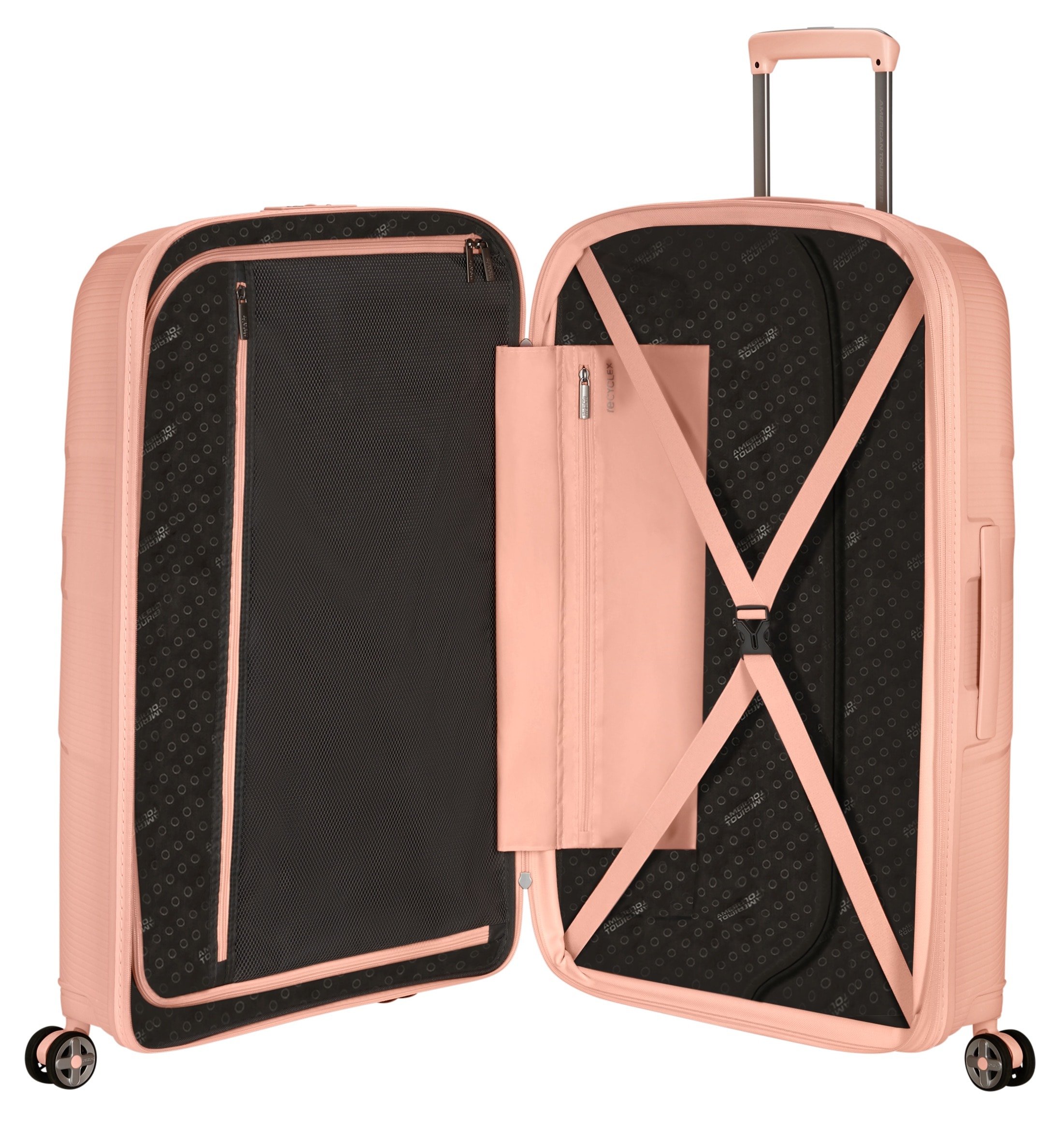 American Tourister® Hartschalen-Trolley »STARVIBE, in verschiedenen Farben und Größen«, 4 Rollen, Handgepäck-Koffer Reisegepäck Koffer TSA-Zahlenschloss
