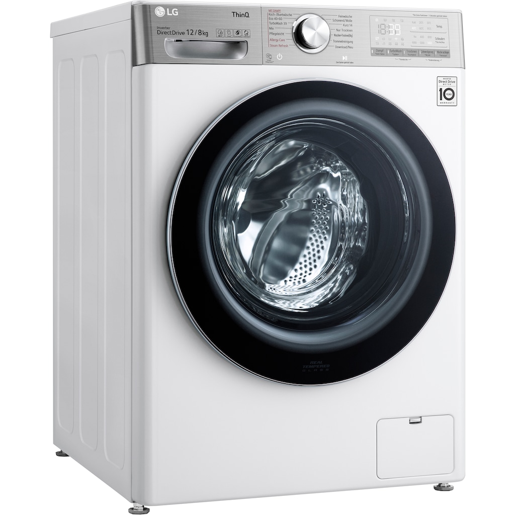 LG Waschtrockner »V9WD128H2«, TurboWash® - Waschen in nur 39 Minuten
