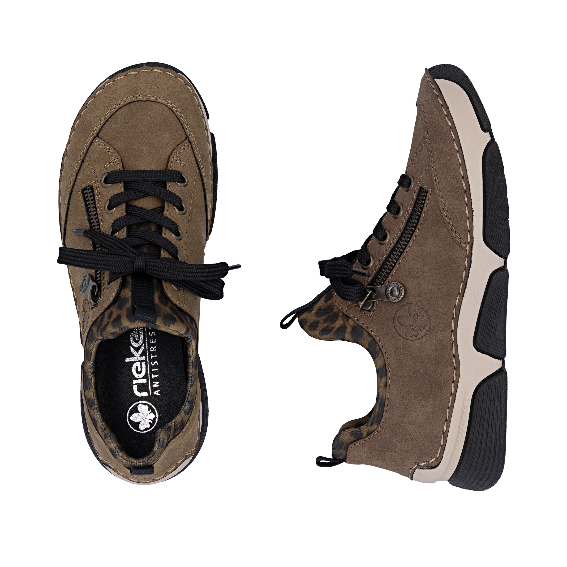 Rieker Slip-On Sneaker  Schlupfschuh, Halbschuh, Freizeitschuh mit weicher Innensohle
