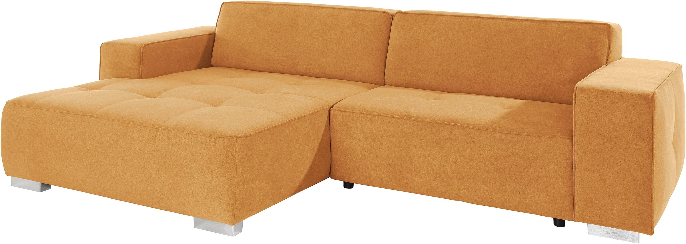 INOSIGN Ecksofa »Sapporo L-Form«, wahlweise Bettfunktion oder Sitztiefenverstellung, Federkern