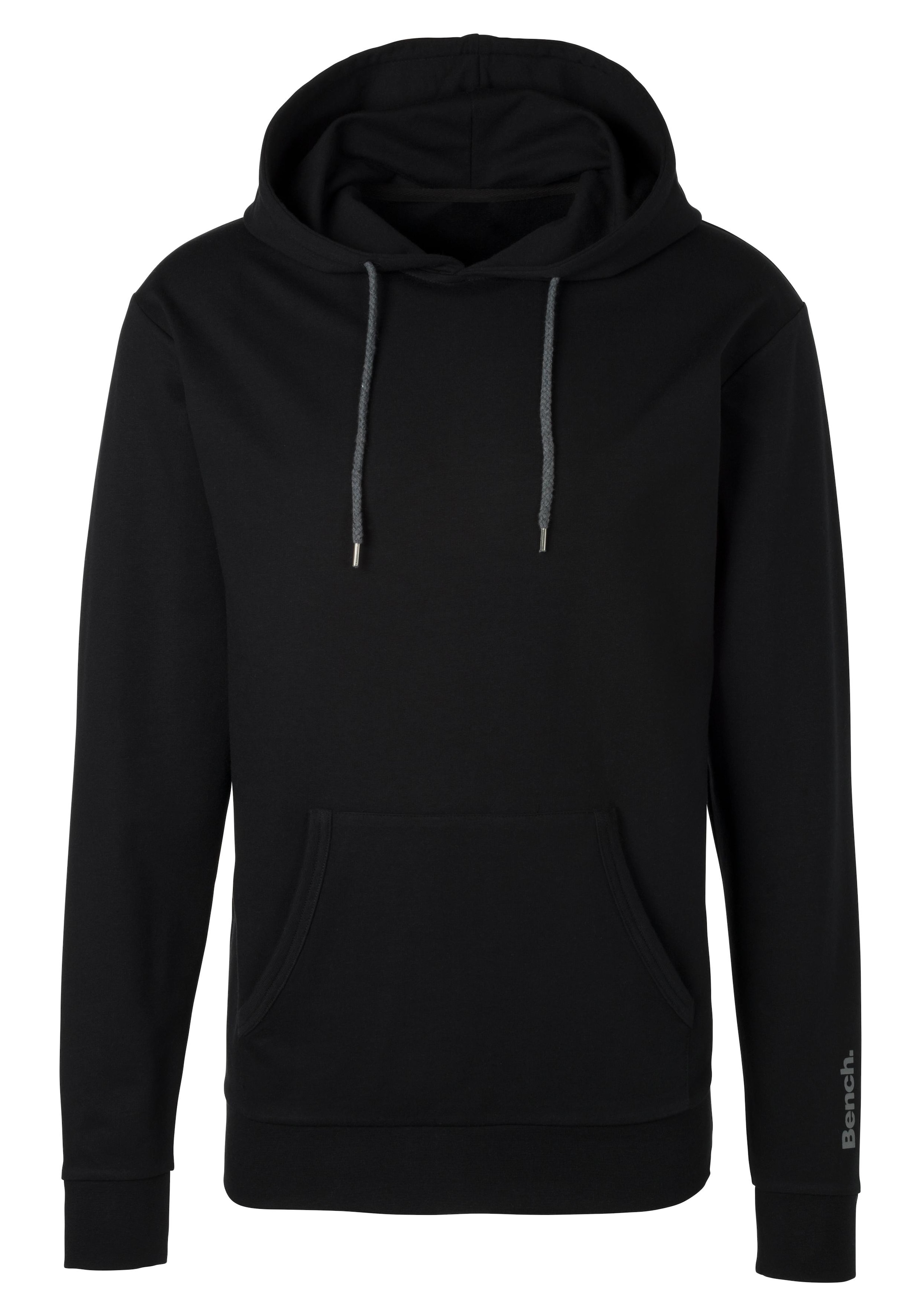 Bench. Loungewear Hoodie, Langarm, Sweatshirt mit Rundhals und Kapuze, Baumwollmischung