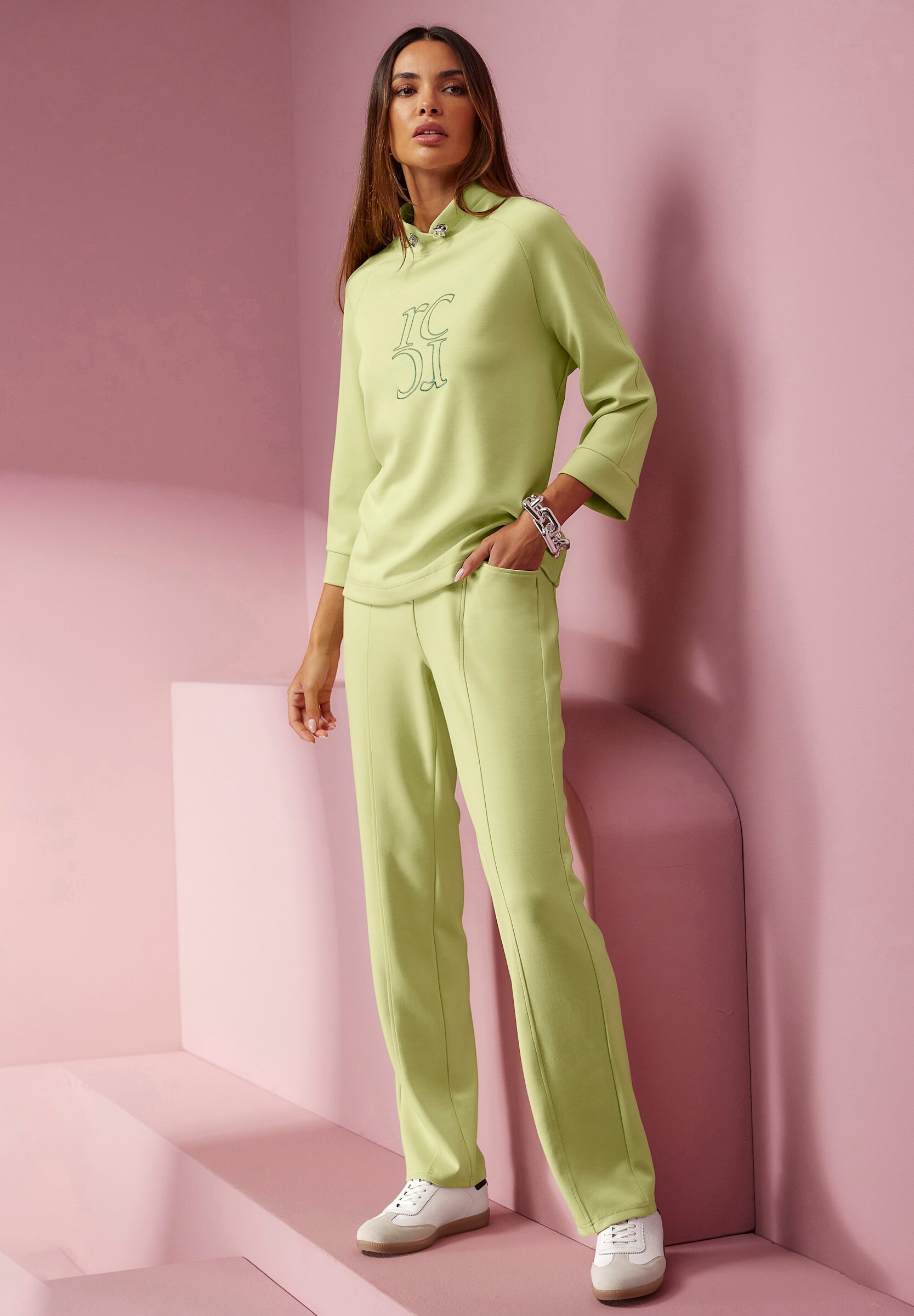 heine Sweatshirt »Sweatshirt Sweatshirt mit 3/4-Arm«
