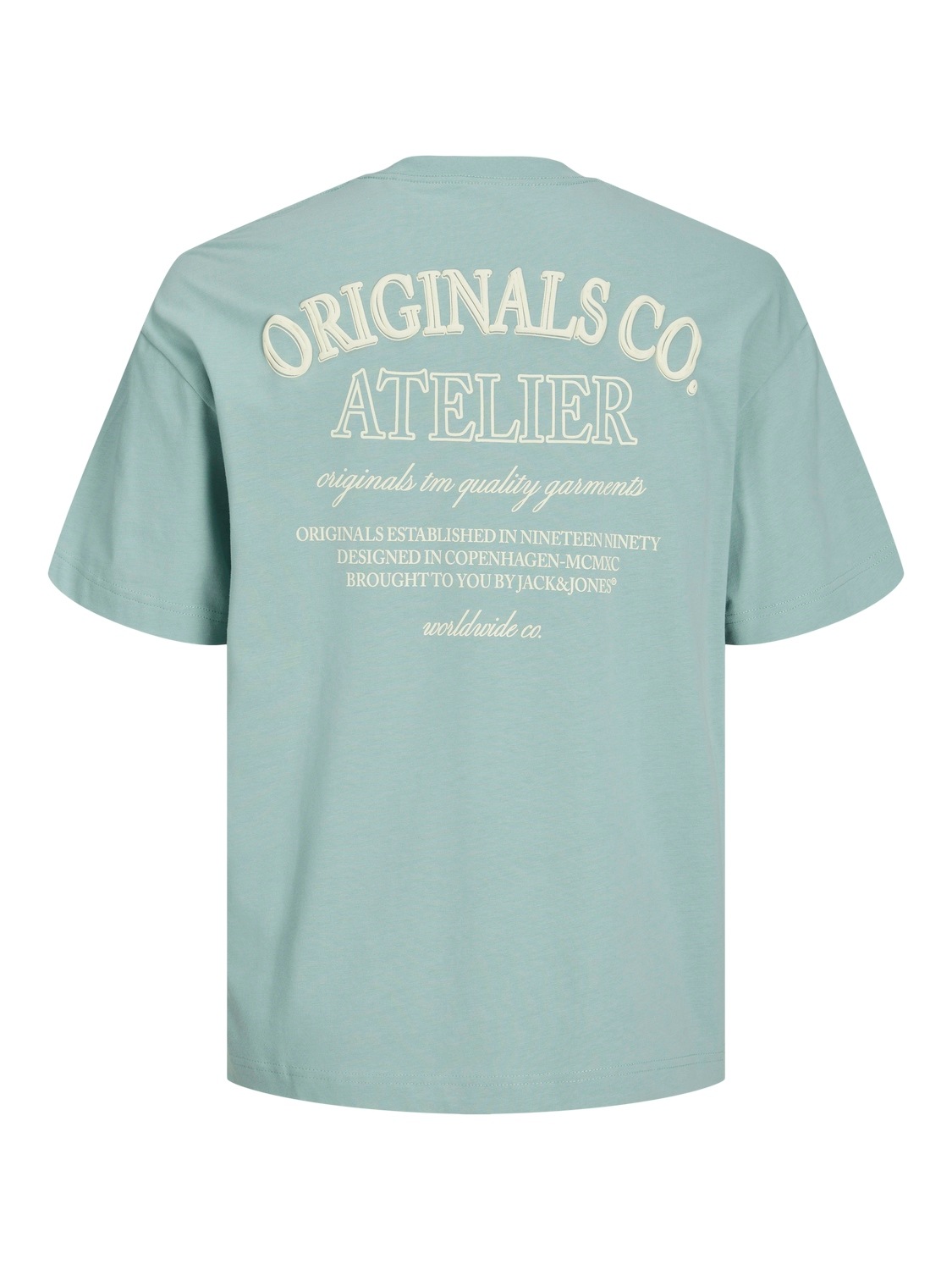 Jack & Jones Oversize-Shirt »JORSANTORINI BACK TEE SS CREW NECK SN«