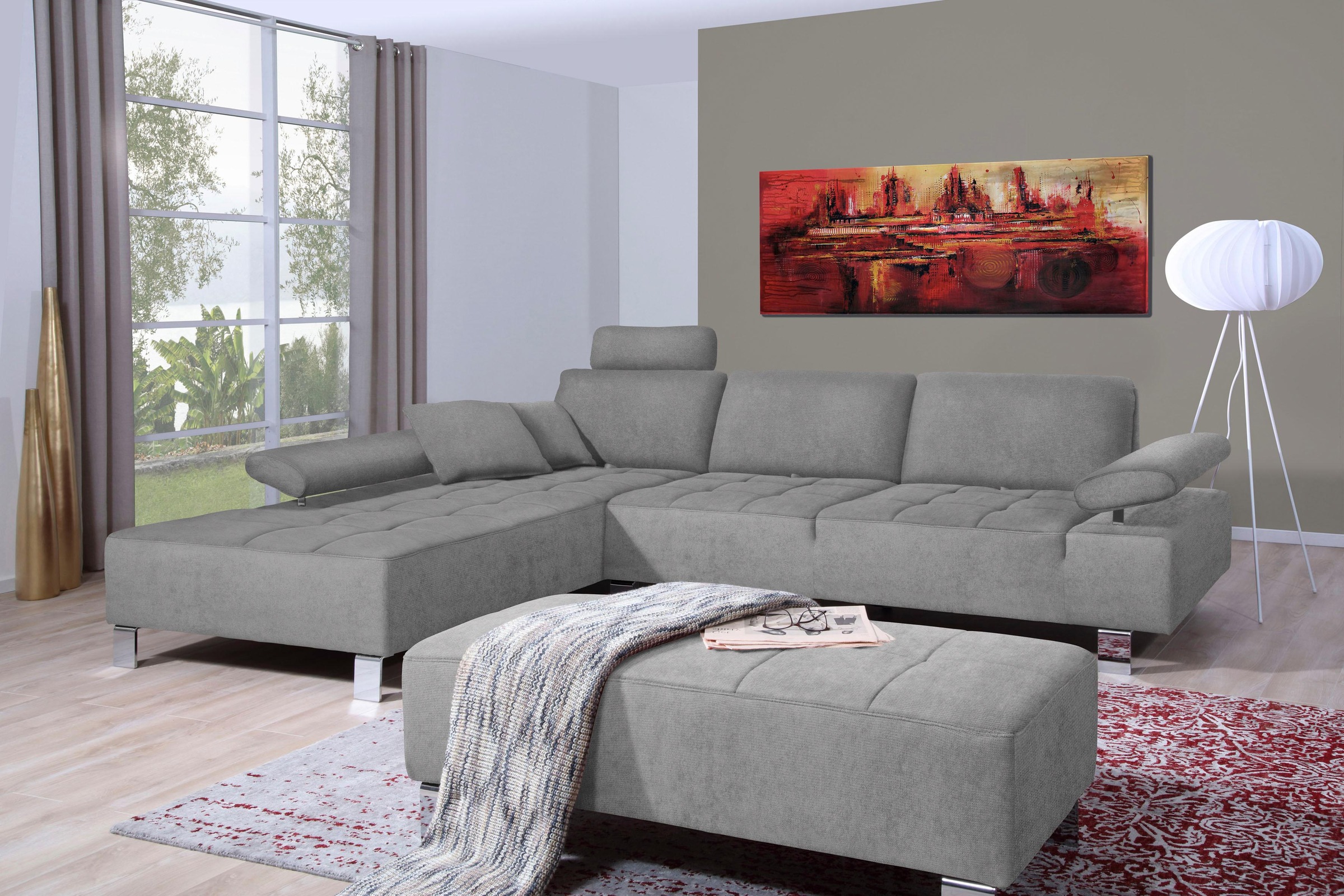 ADA trendline Ecksofa »Ralph«, mit Recamiere, inkl. Armlehn- und Sitztiefenverstellung kaufen