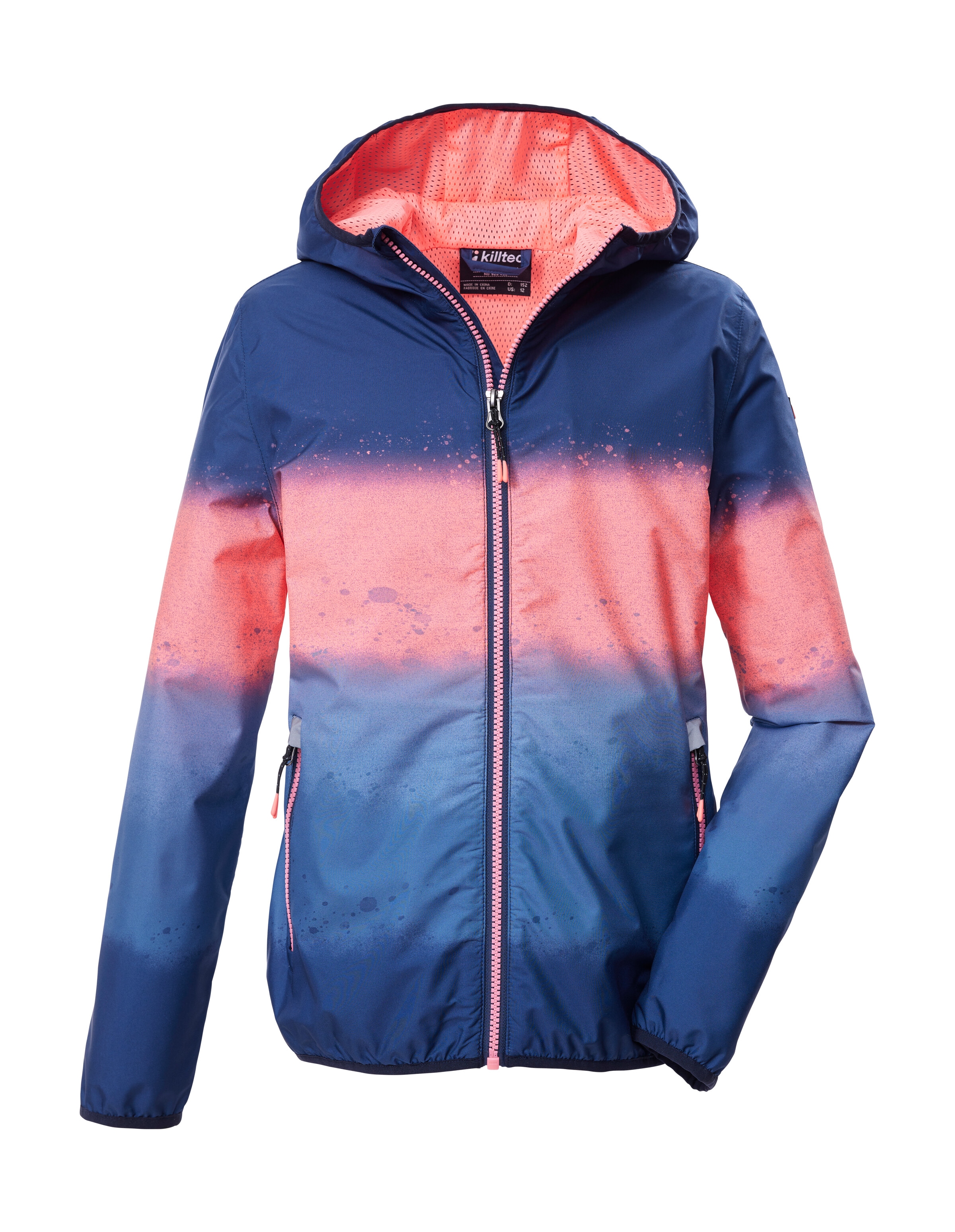 Killtec Funktionsjacke »KOS 155 GRLS JCKT« Leichte, wetterfeste Mädchenjacke mit All-Over-Print