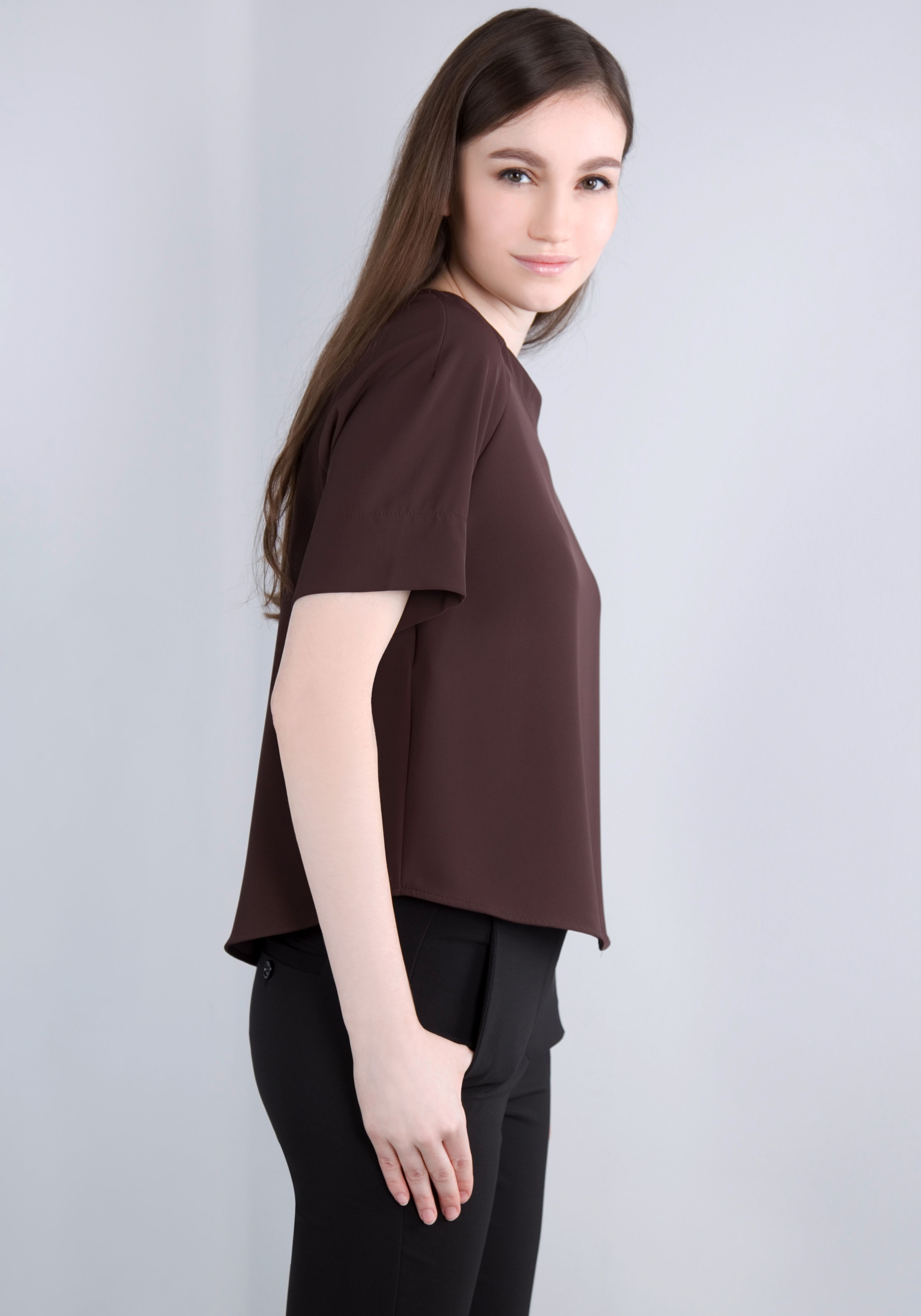 IMPERIAL Rundhalsshirt, mit Stretch