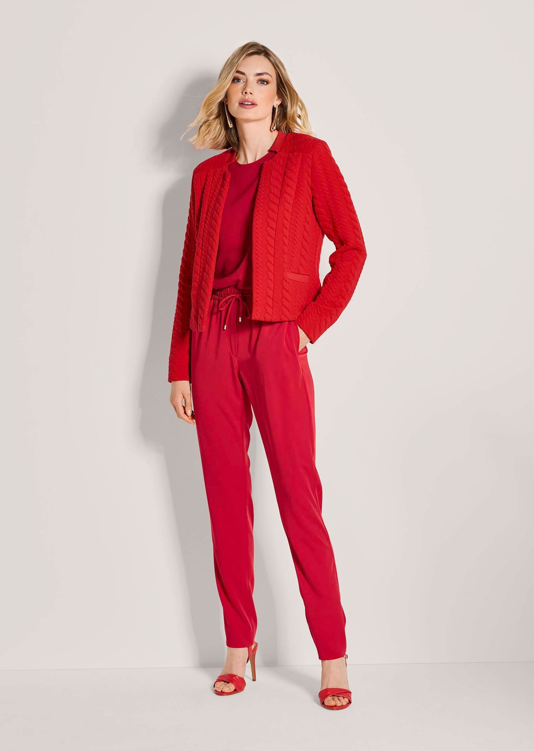 MADELEINE Jackenblazer »Blazer Langarm Jerseyblazer mit Stehkragen«