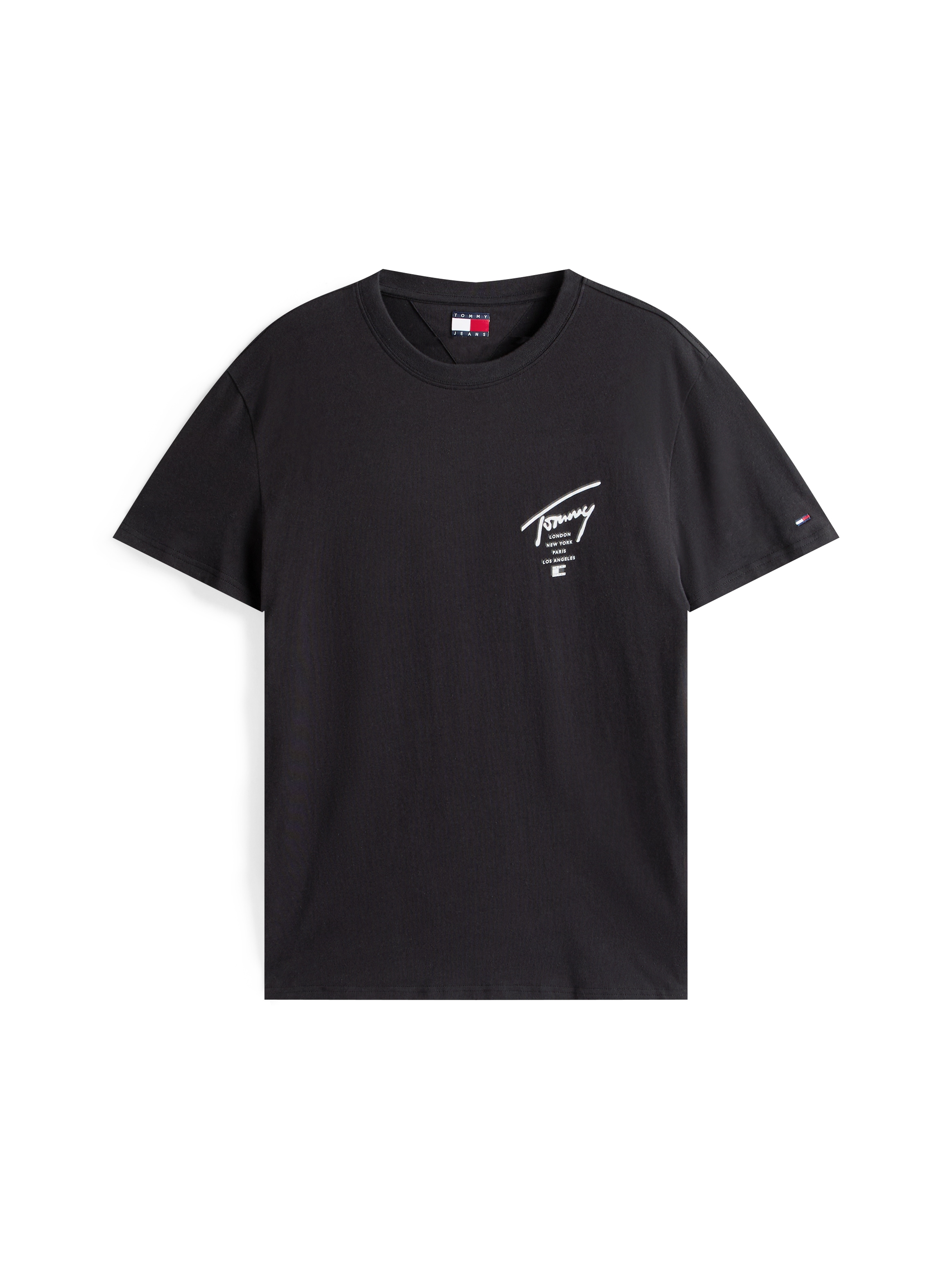 Tommy Jeans T-Shirt »TJM SIGN CITY TEE EXT«, Rundhals, regular fit, großer Rückenprint