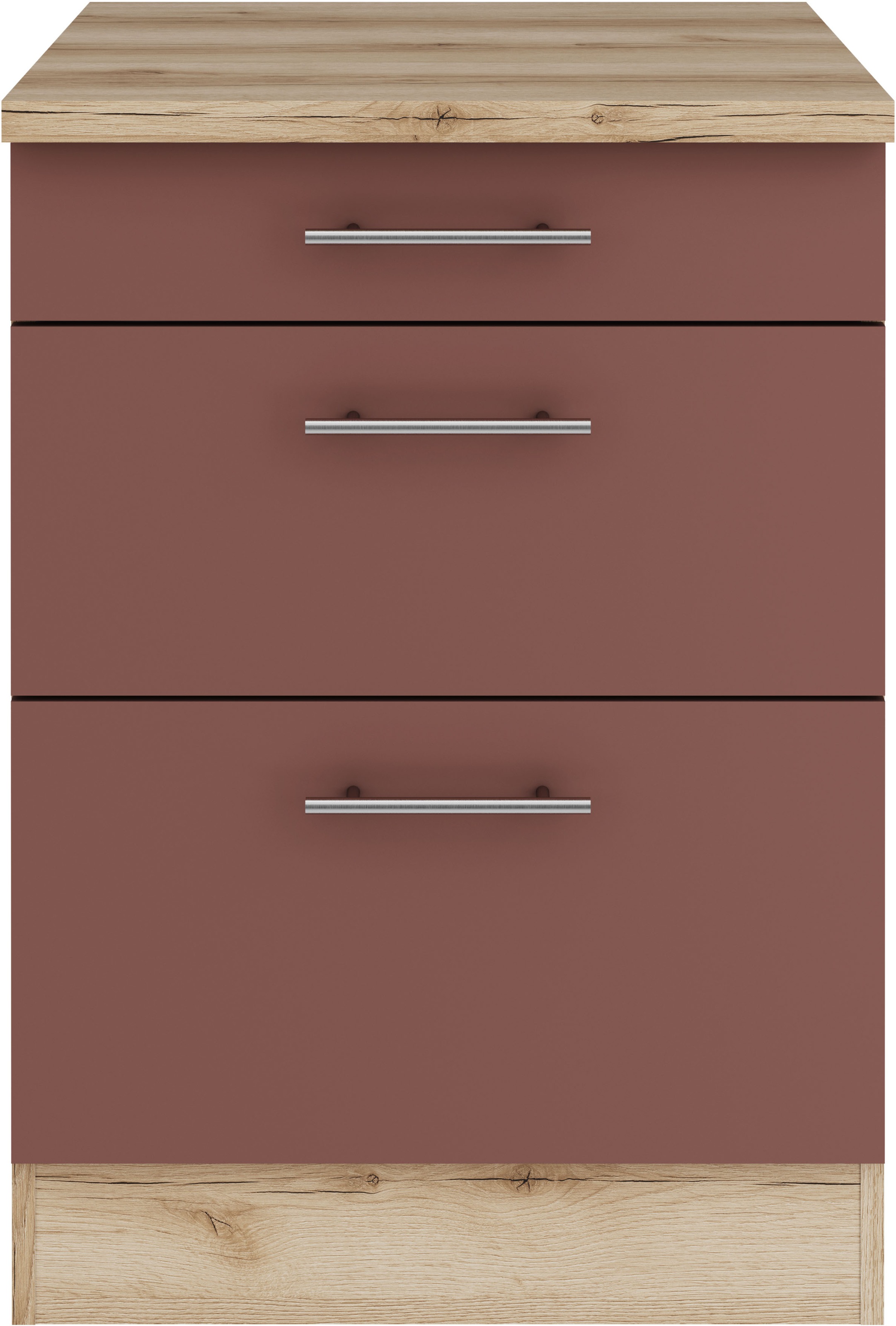 OPTIFIT Unterschrank »Bella« Breite 60 cm, 2 Auszüge, 1 Schubkasten