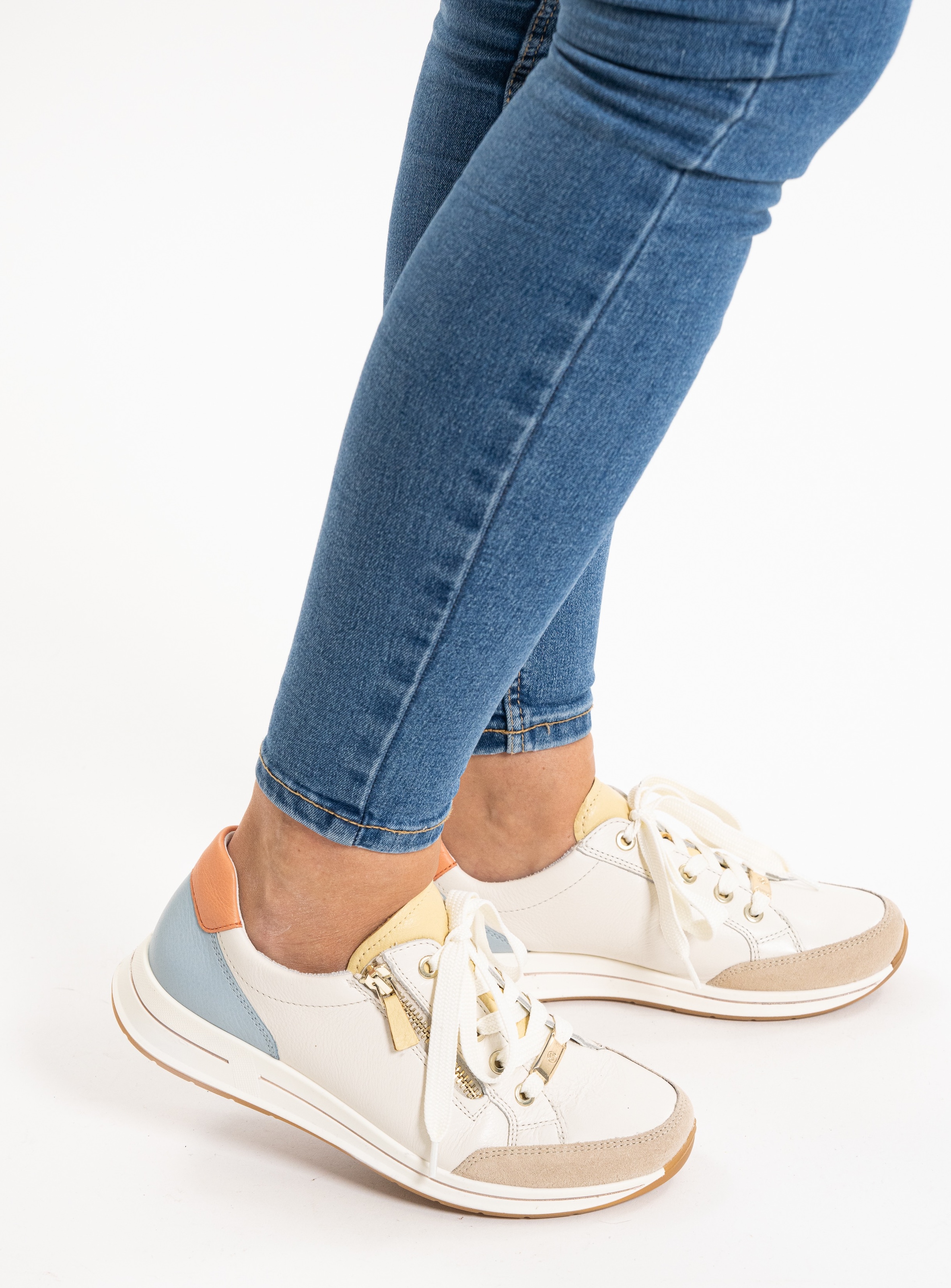 Ara Keilsneaker »OSAKA«, Freizeitschuh, Schnürschuh, Komfortschuh in Weite H (= sehr weit)
