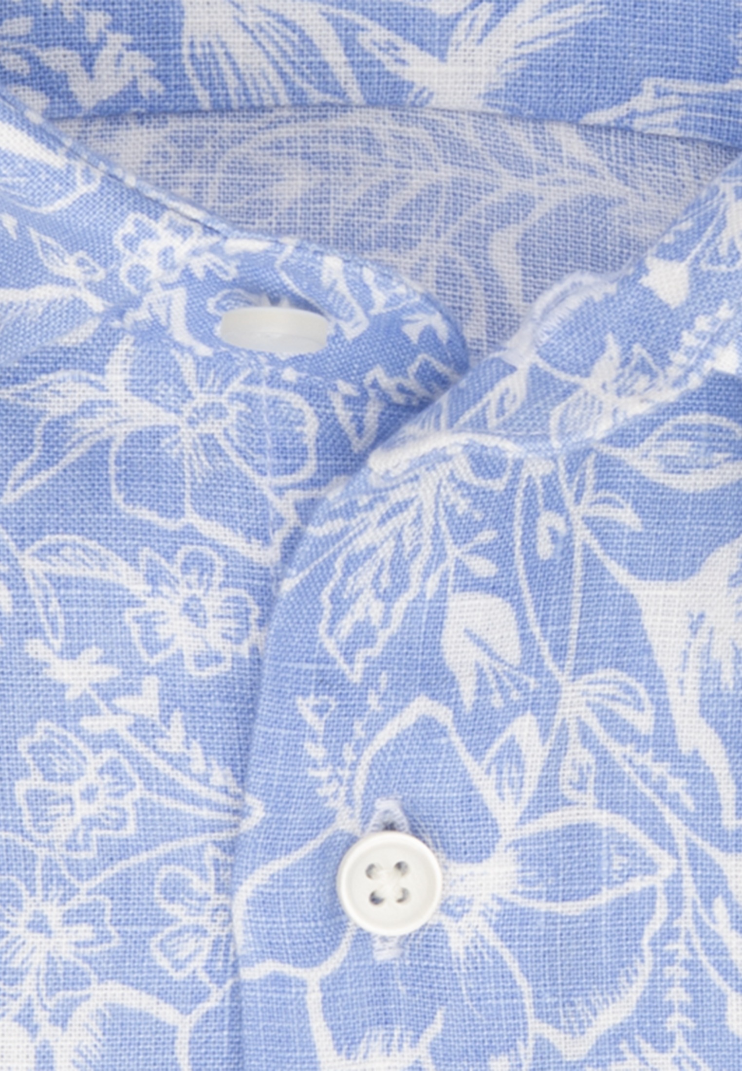 seidensticker Businesshemd »Shaped«, Shaped Kurzarm Kentkragen Floral