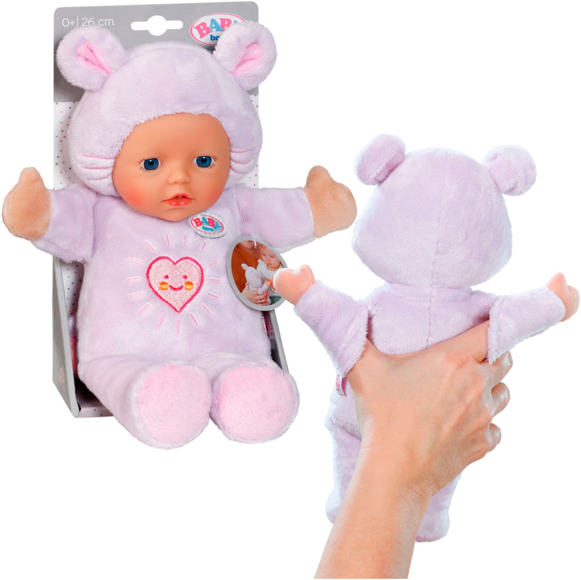 Babypuppe »for babies Maus, 26 cm«