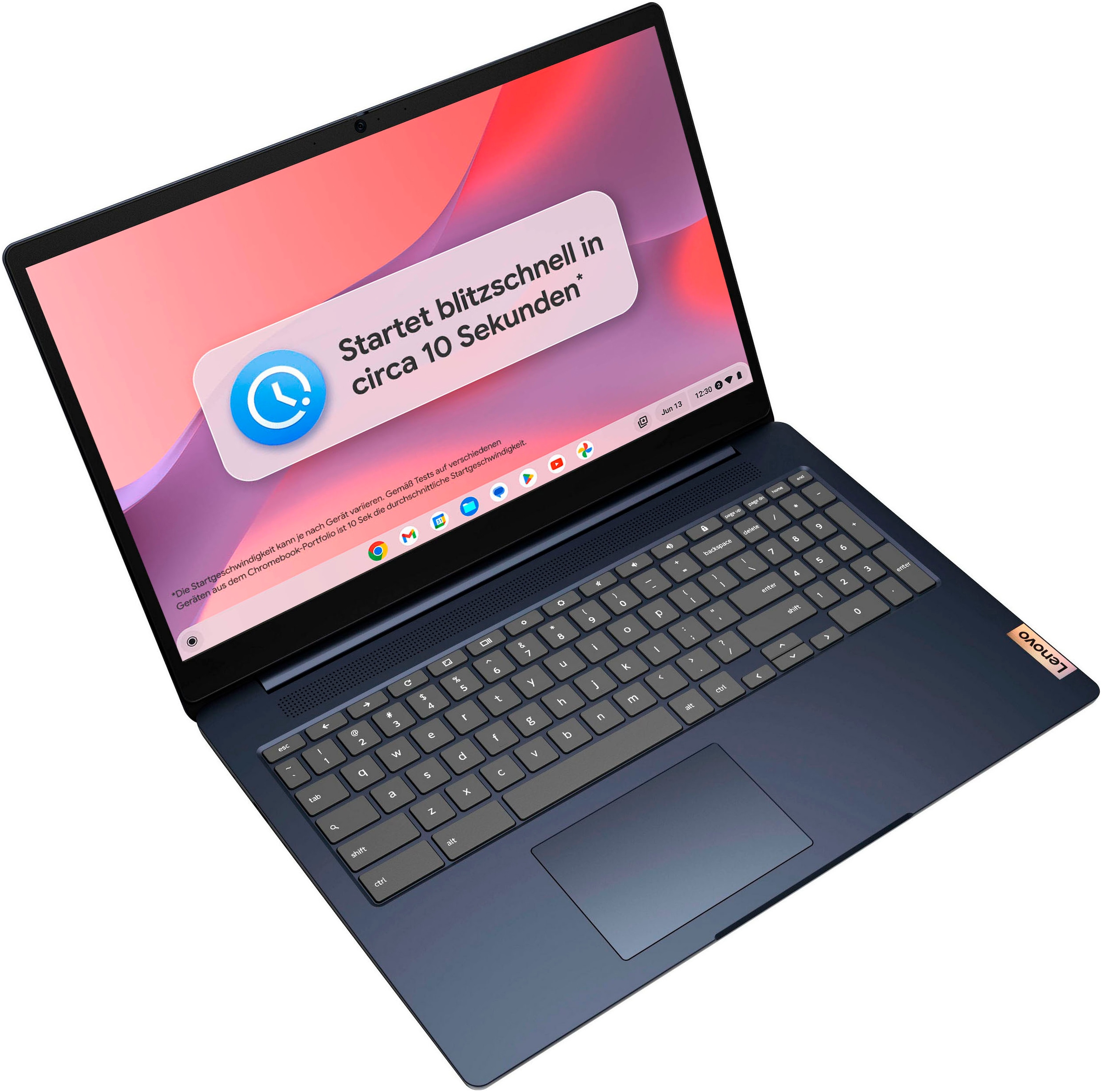 Lenovo Chromebook »IdeaPad 3 Chrome 15IJL6 8GB RAM / 128GB eMMC«, 39,6 cm, / 15,6 Zoll, Intel, Celeron, UHD Graphics, ChromeOS, Clamshell Laptop with Full HD Panel