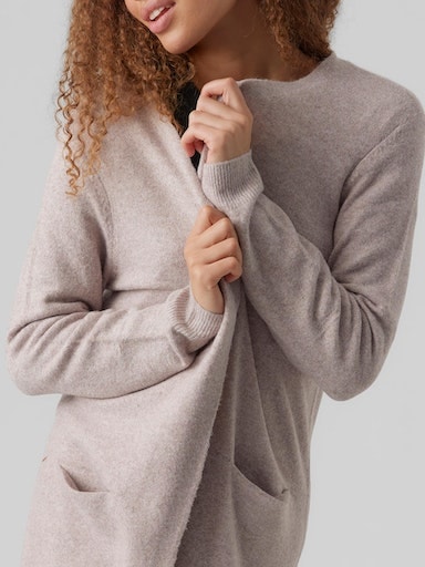 Vero Moda Strickjacke »VMDOFFY LS LONG OPEN CARDIGAN GA NOOS«