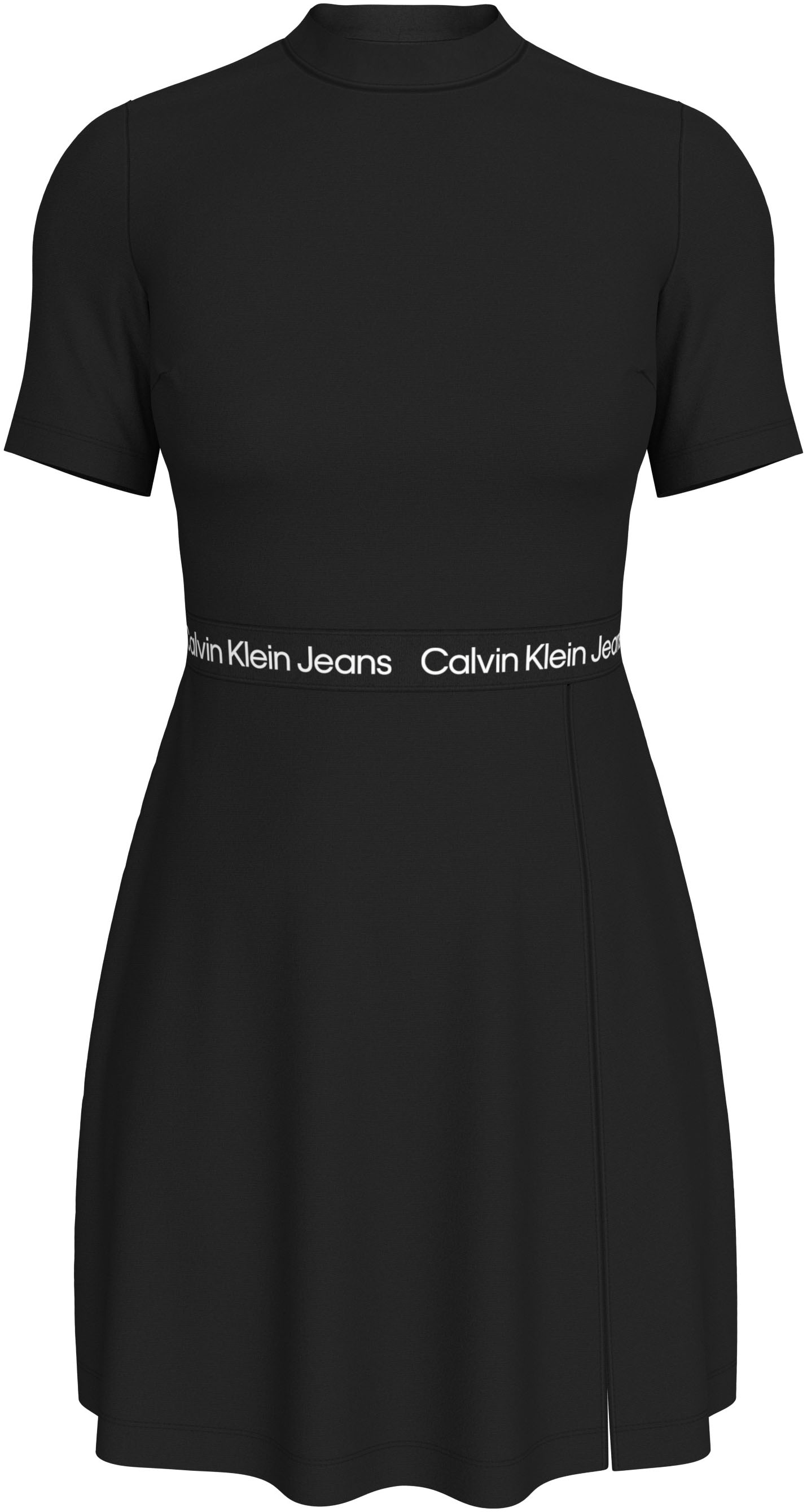 Calvin Klein Jeans Skaterkleid »TAPE MILANO SHORT SLEEVE DRESS«, mit Logoschriftzug