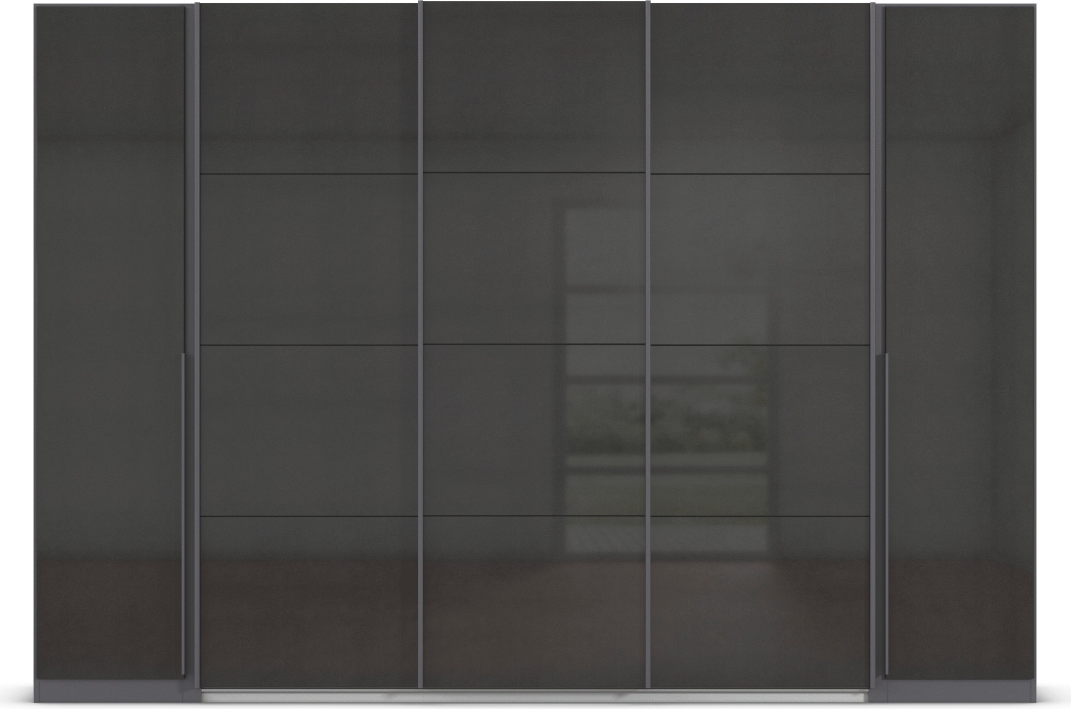 rauch Schwebetürenschrank »Agordo«, (im angesagten Mix aus Dreh- und Schwebetüren), optional mit Spiegel und zwei Griff-Farben MADE IN GERMANY