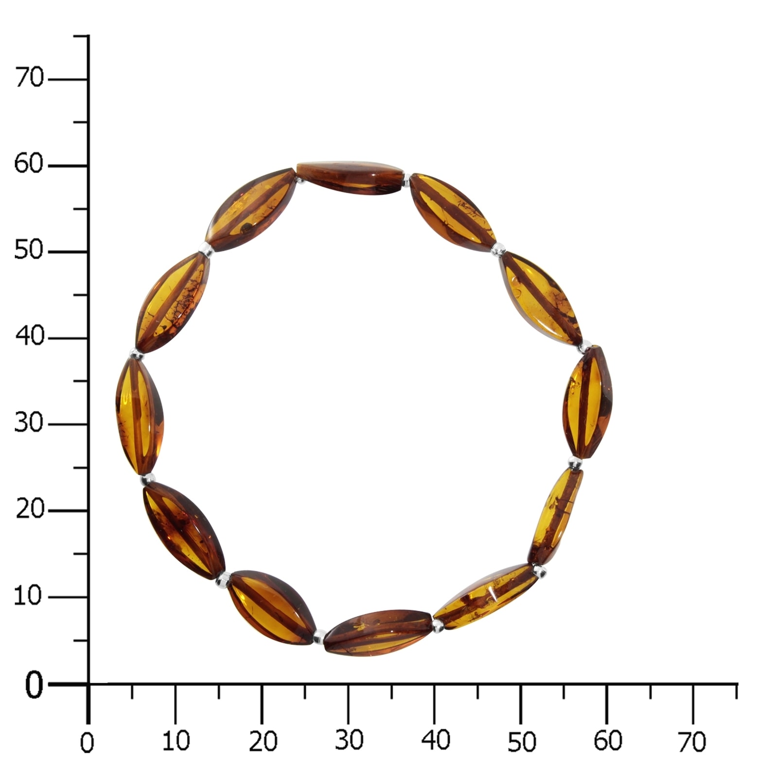 OSTSEE-SCHMUCK Armband »- Tasja - Bernstein -,«