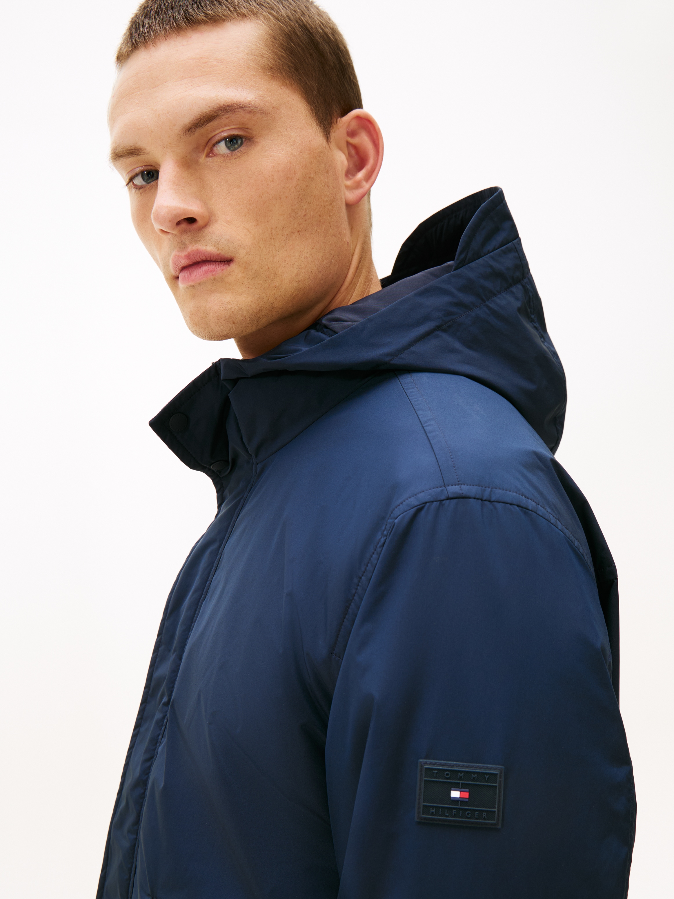 Tommy Hilfiger Allwetterjacke »PACKABLE« mit Kapuze Übergangsjacke, leicht, mit fester Kapuze