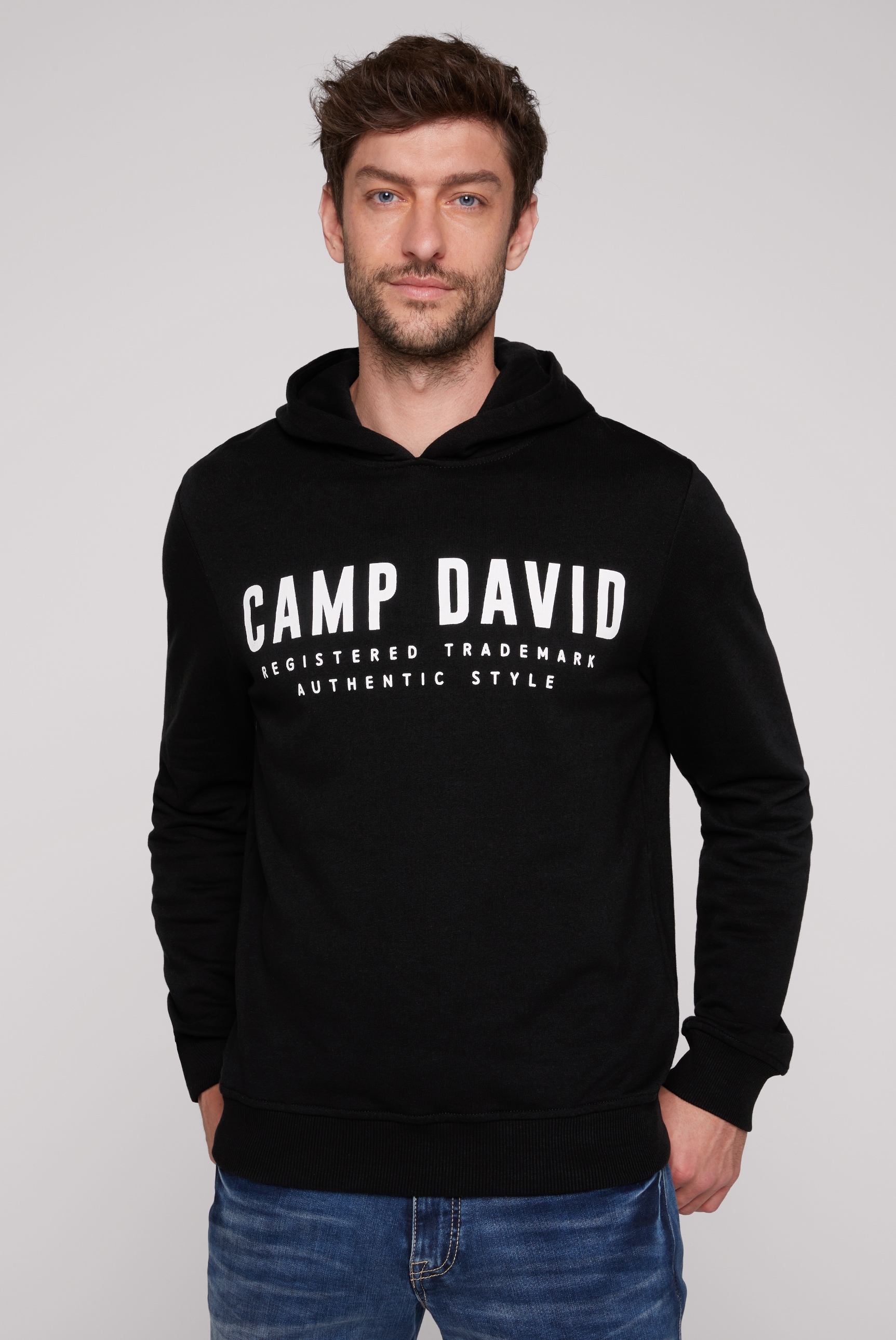 CAMP DAVID Kapuzensweatshirt, mit Logo-Print