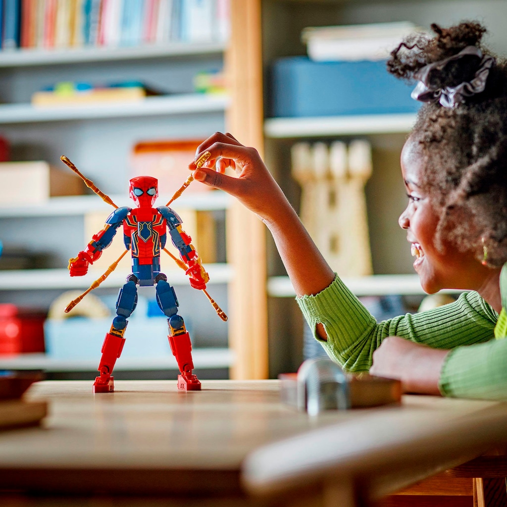 LEGO® Konstruktionsspielsteine »Iron Spider-Man Baufigur (76298), LEGO Super Heroes«, (303 St.), Made in Europe