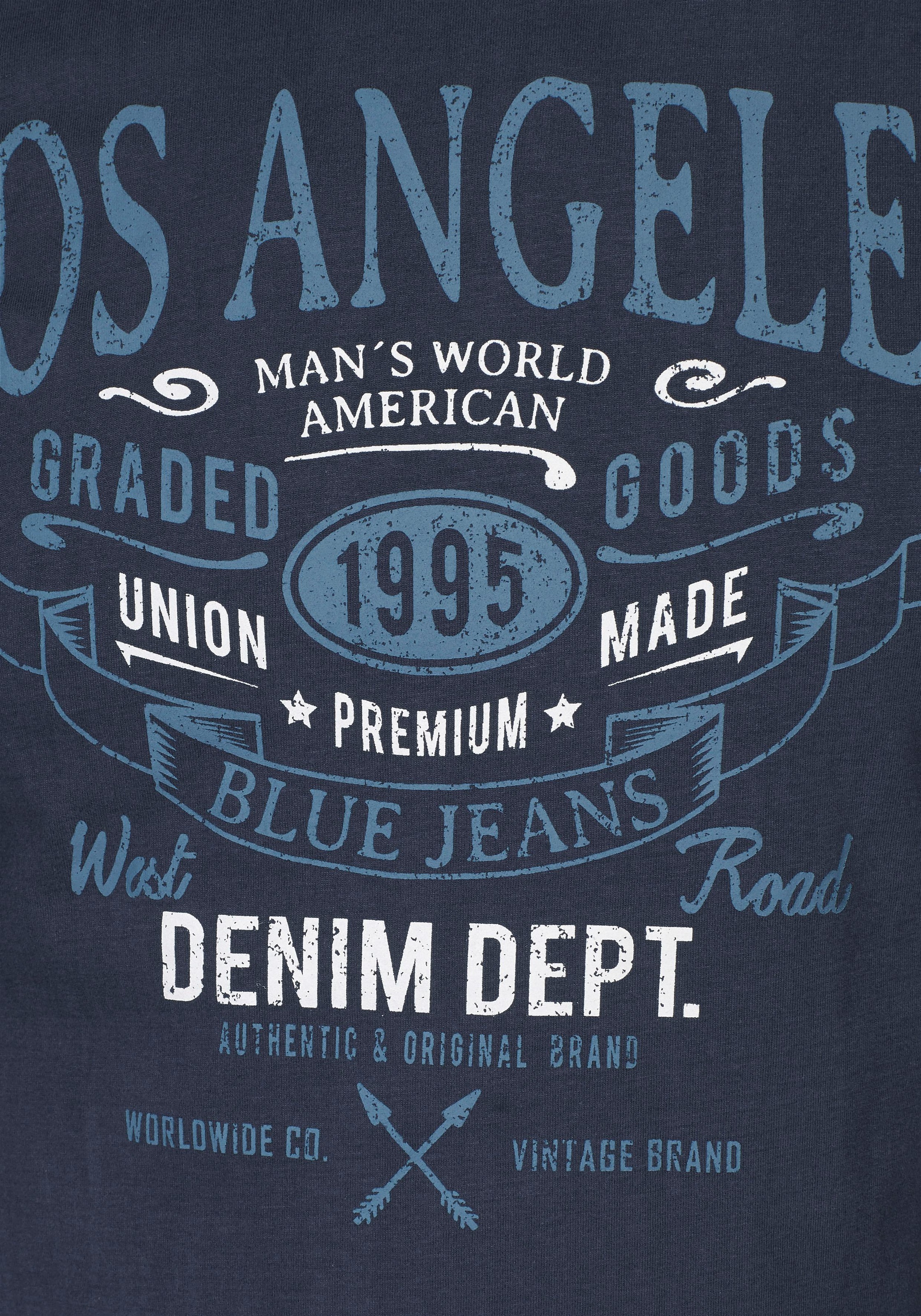 Man's World T-Shirt, mit großem Print