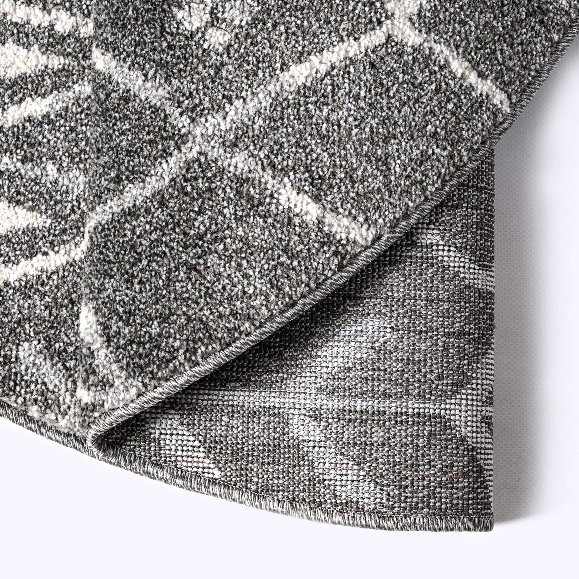 Sanat Teppich »Boho 8200« rund 10 mm Höhe Kurzflor, robust, Boho, Scandic, für Fussbodenheizung geeignet