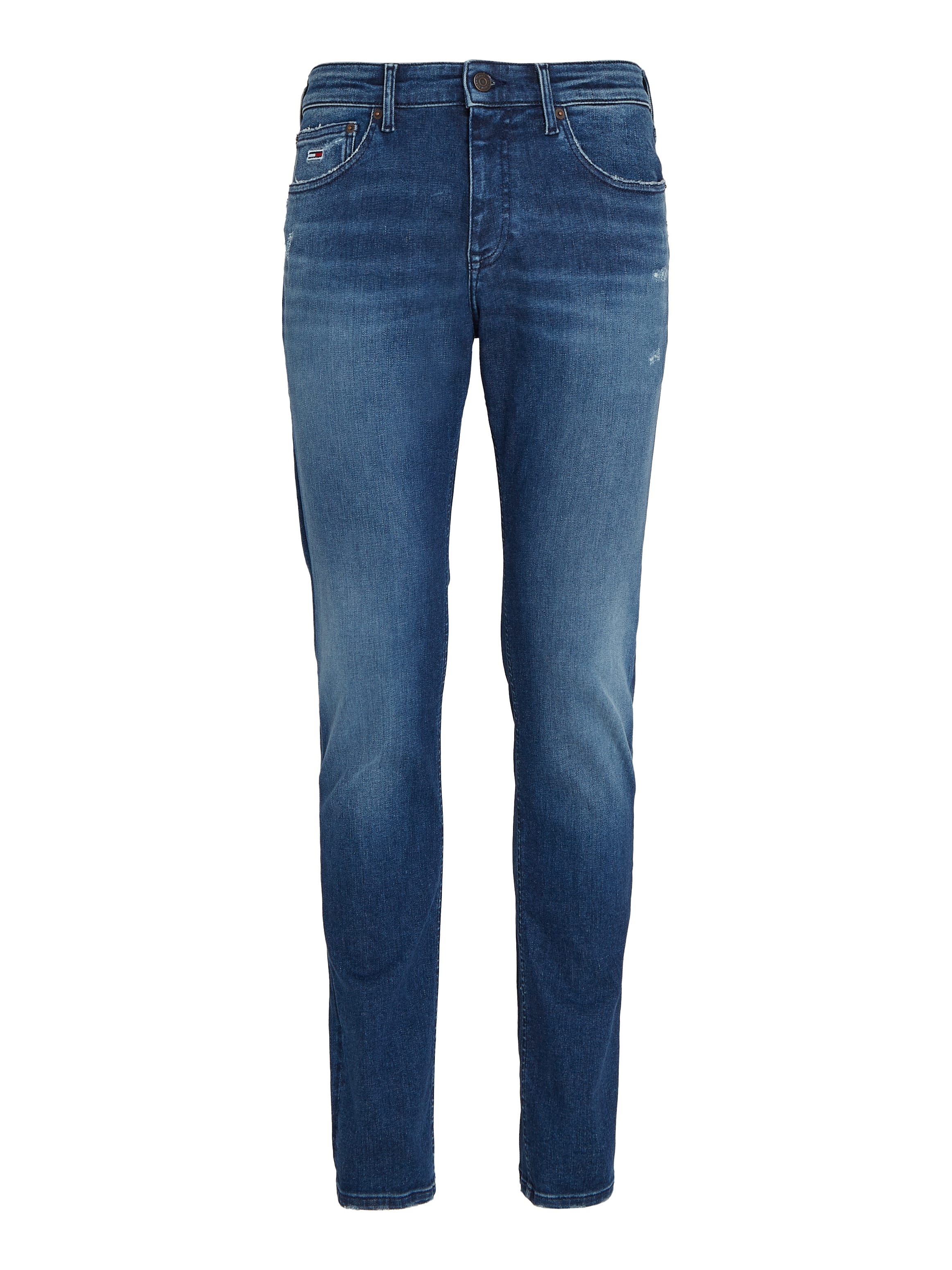 Tommy Jeans Slim-fit-Jeans »SCANTON SLIM«, mit Abrieb- und Destroyeddetails