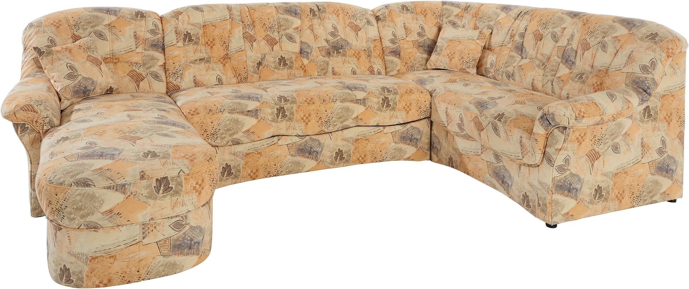 DOMO collection Wohnlandschaft »Bahia mit viel Platz, zeitloses Design, U-Form«, wahlweise mit Bettfunktion
