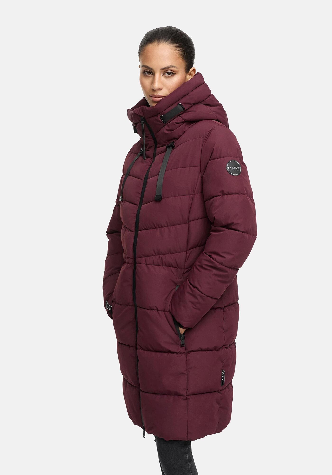 Marikoo Winterjacke »Marikoo Natsukoo Damen Winter Steppjacke lang B978«