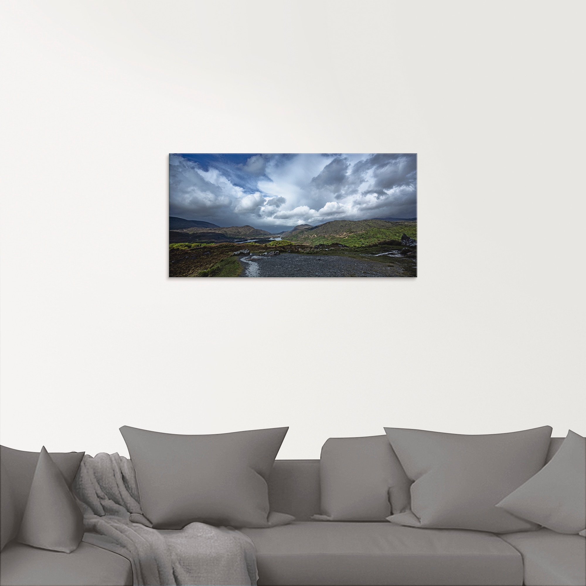 Artland Glasbild »Irland - Natur pur«, Europa, (1 St.), in verschiedenen Größen