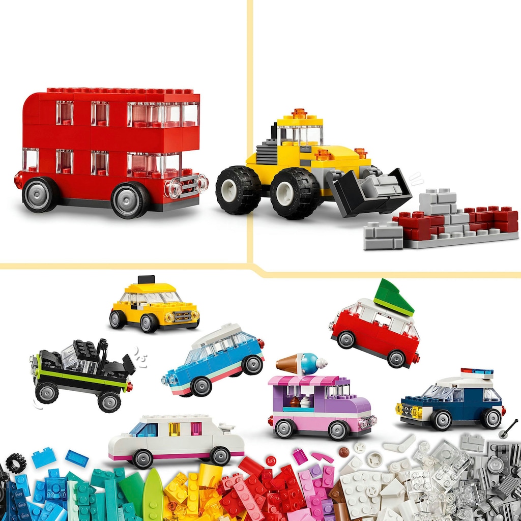 LEGO® Konstruktionsspielsteine »Kreative Fahrzeuge (11036), LEGO Classic«, (900 St.)